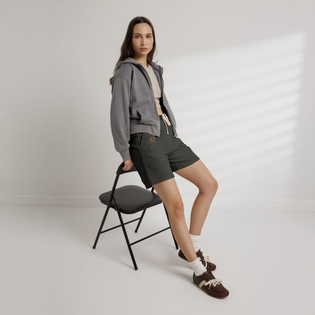 Mediterranean Coast Cotton Shorts