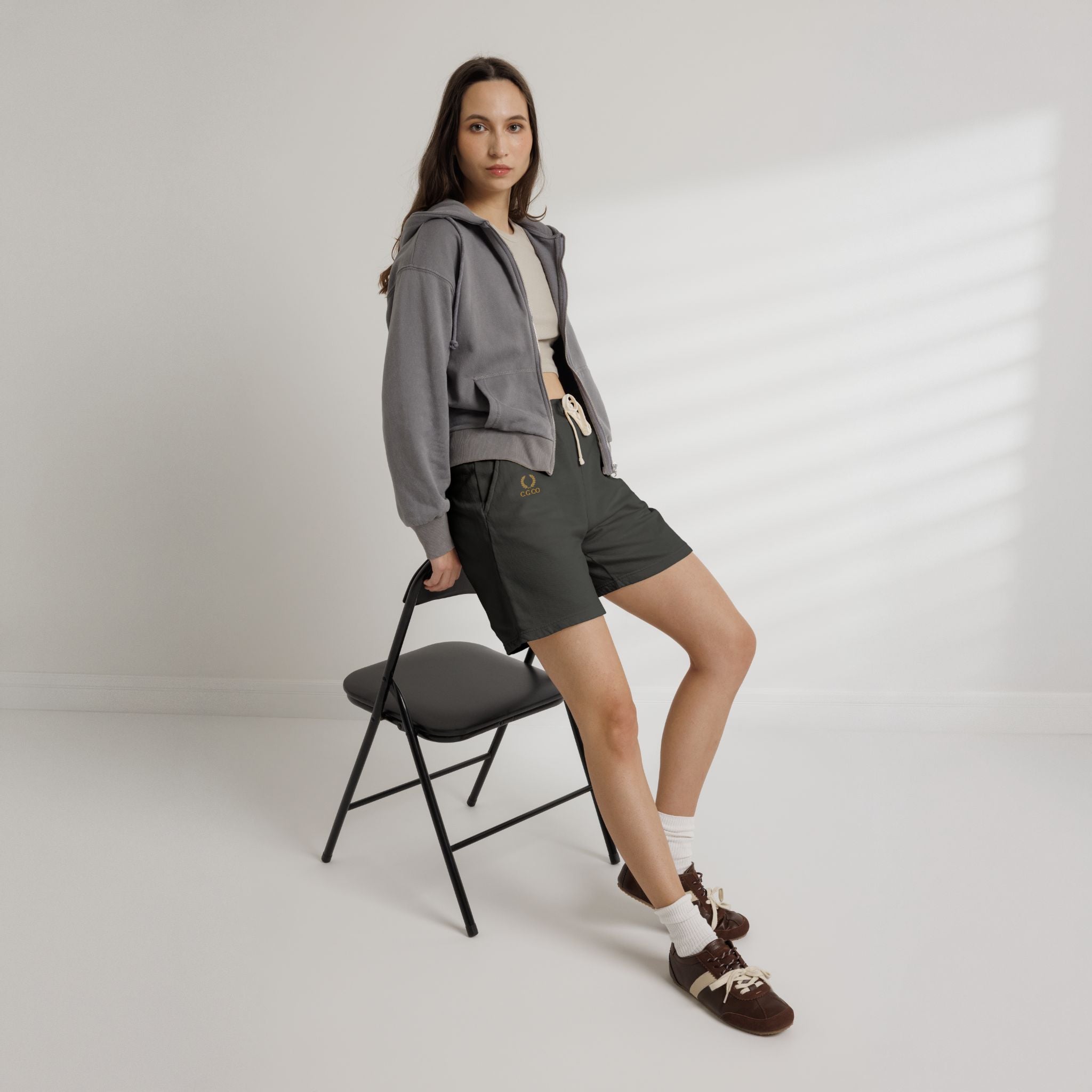 Mediterranean Coast Cotton Shorts