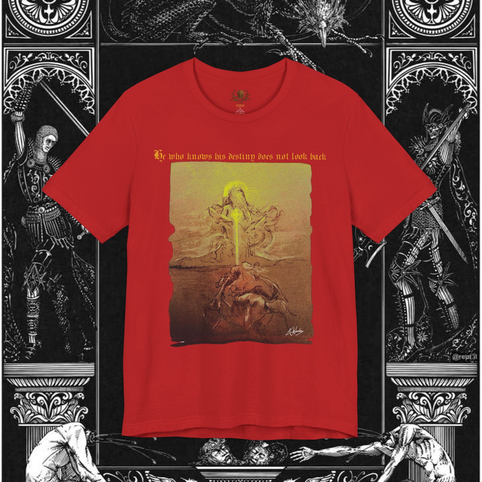 The Destiny of Man Medieval Fantasy Graphic Shirt