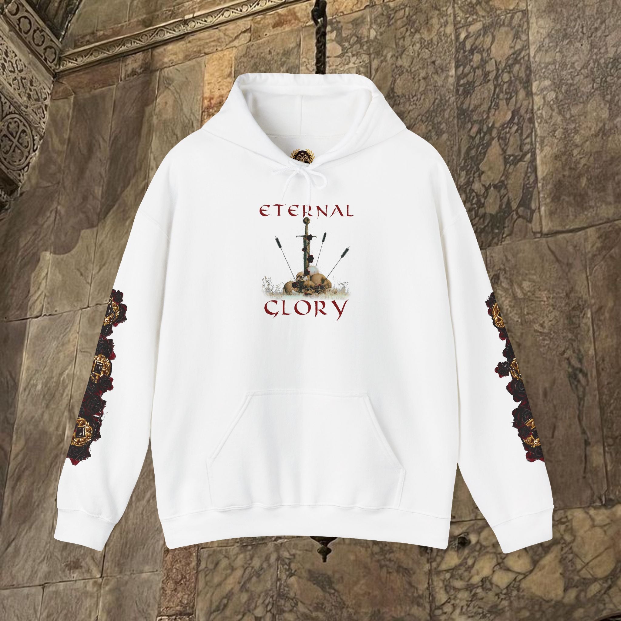 Eternal Glory of the Last Battle Byzantine Inspired Graphic Hoodie