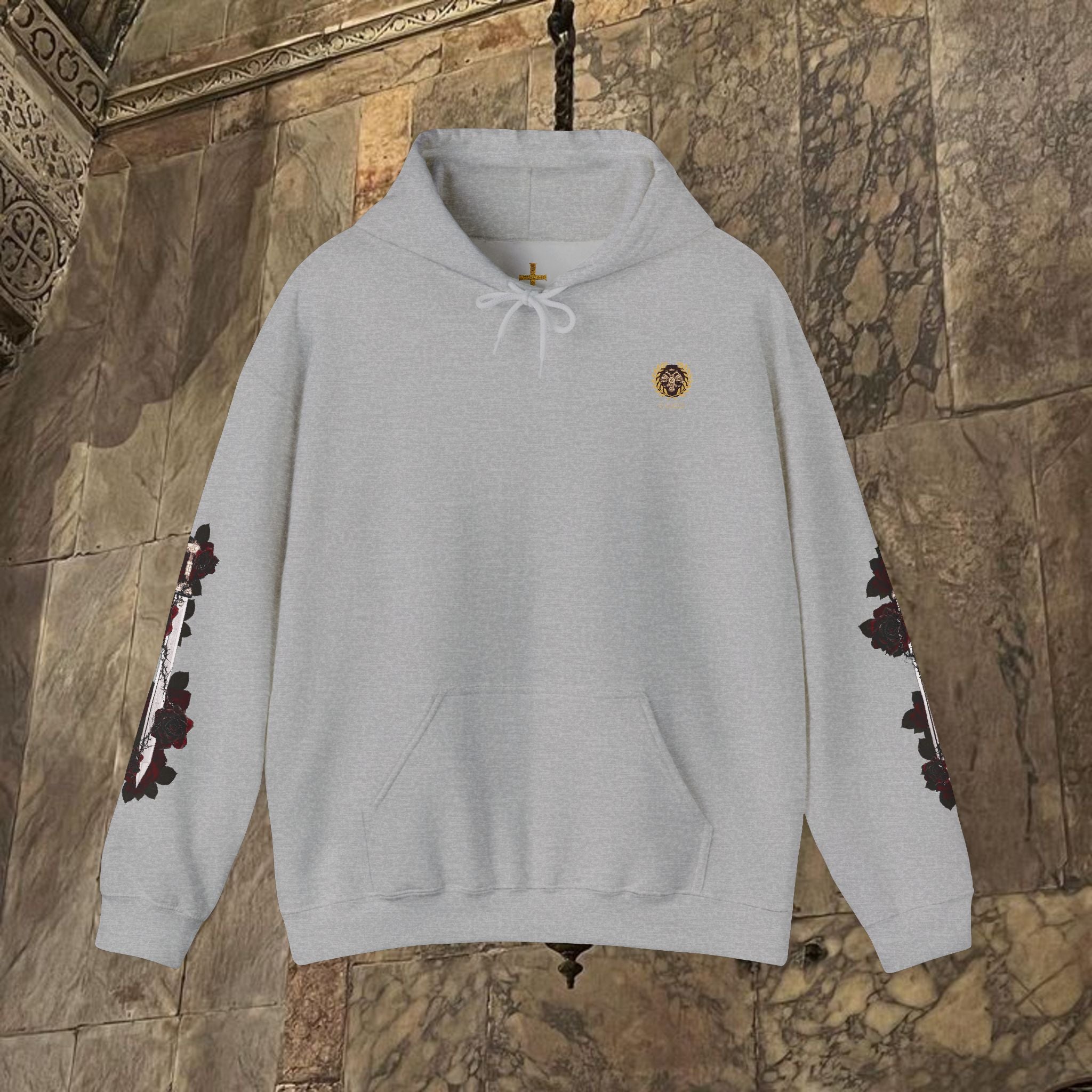 The Last Great Emperor Byzantine Inspired Graphic Hoodie Back Version