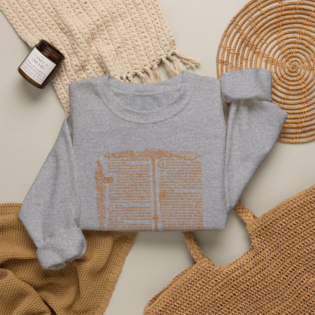 The Circle of Life Medieval Fantasy Inspired Graphic Sweatshirt
