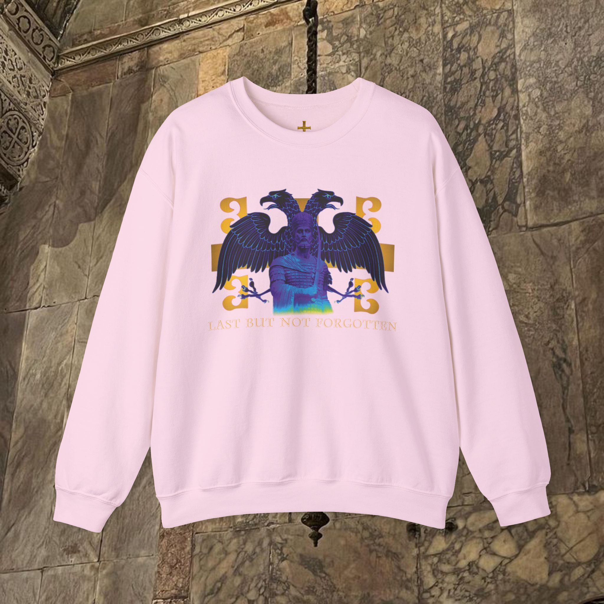 The Last Great Emperor Byzantine Inspired Graphic Crewneck Sweatshirt Front Version