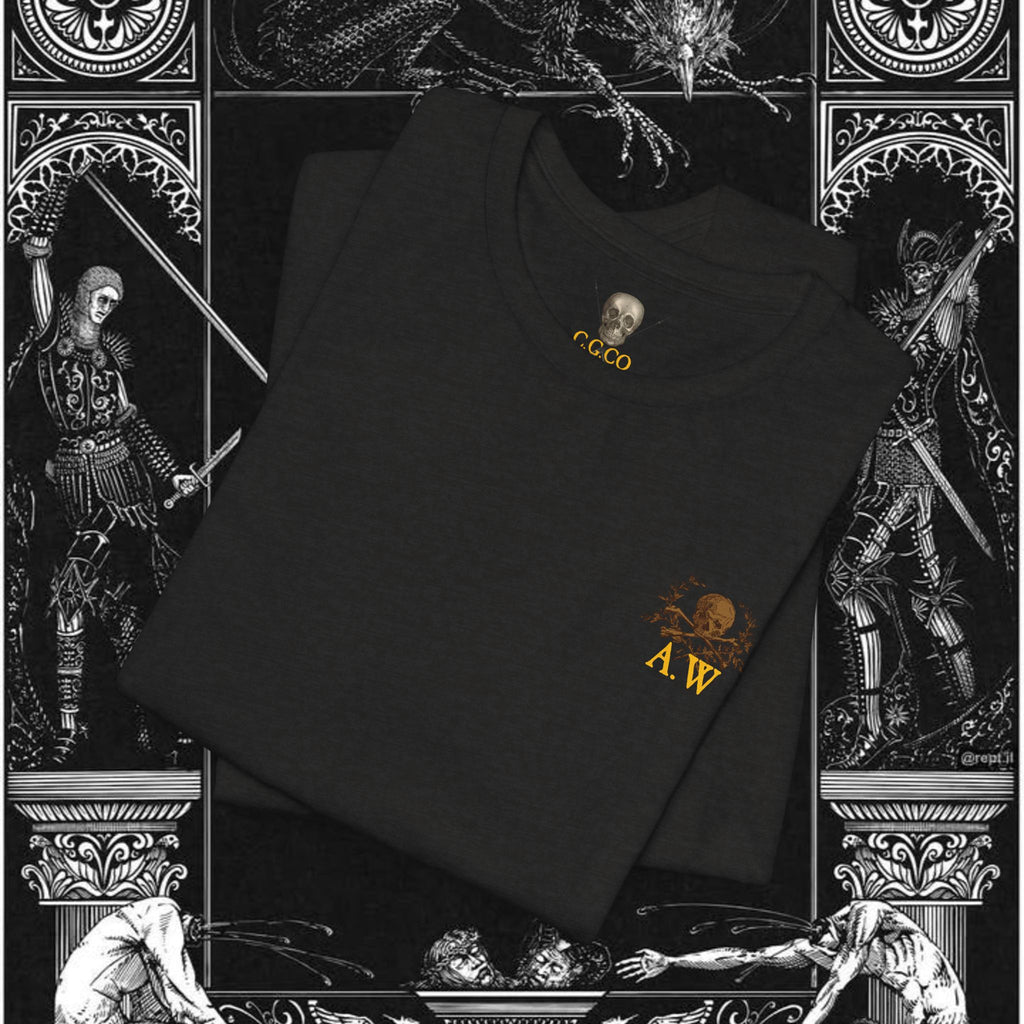 Man's Memento Medieval Fantasy Graphic T Shirt