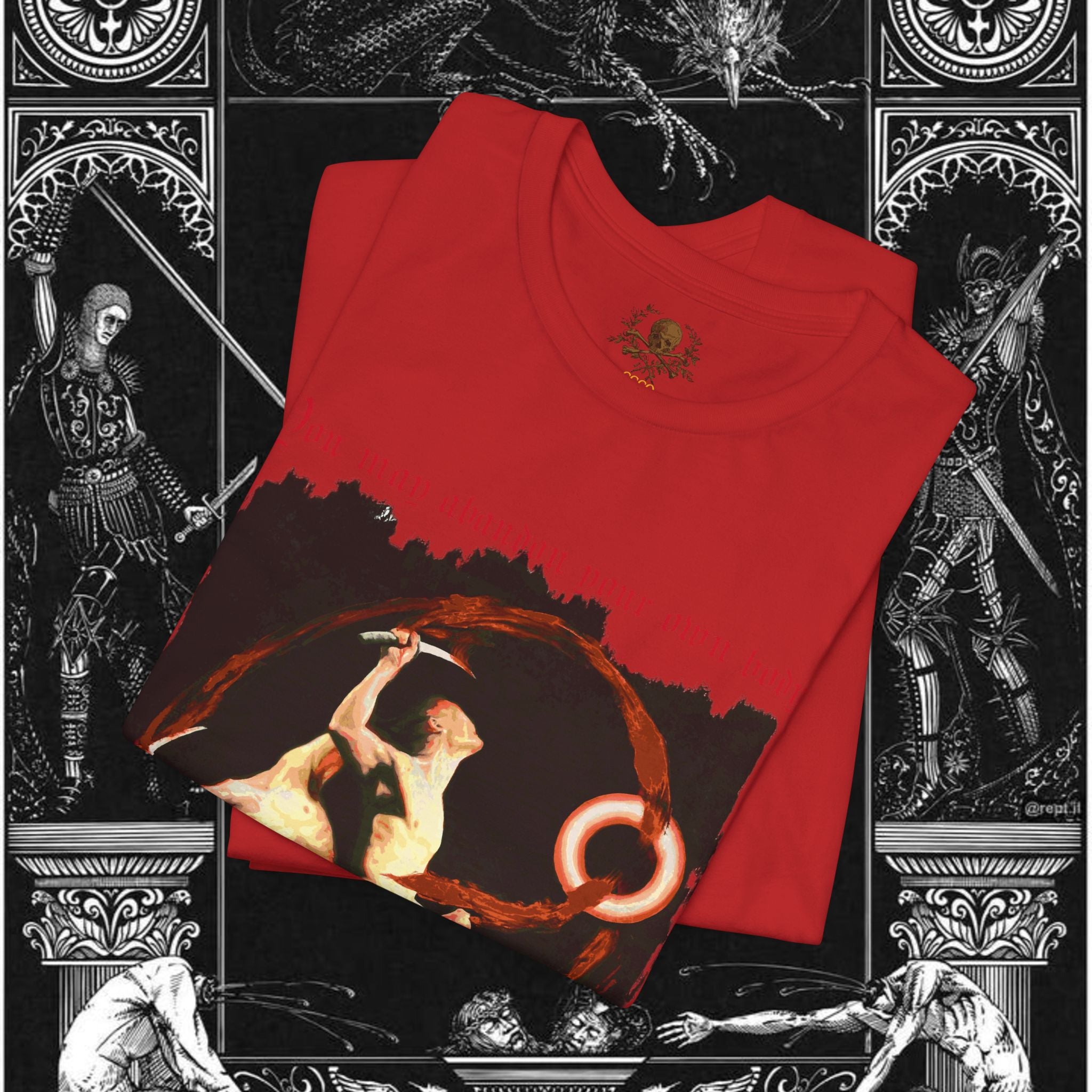 The Samurai's Vengeance Medieval Fantasy Graphic Shirt