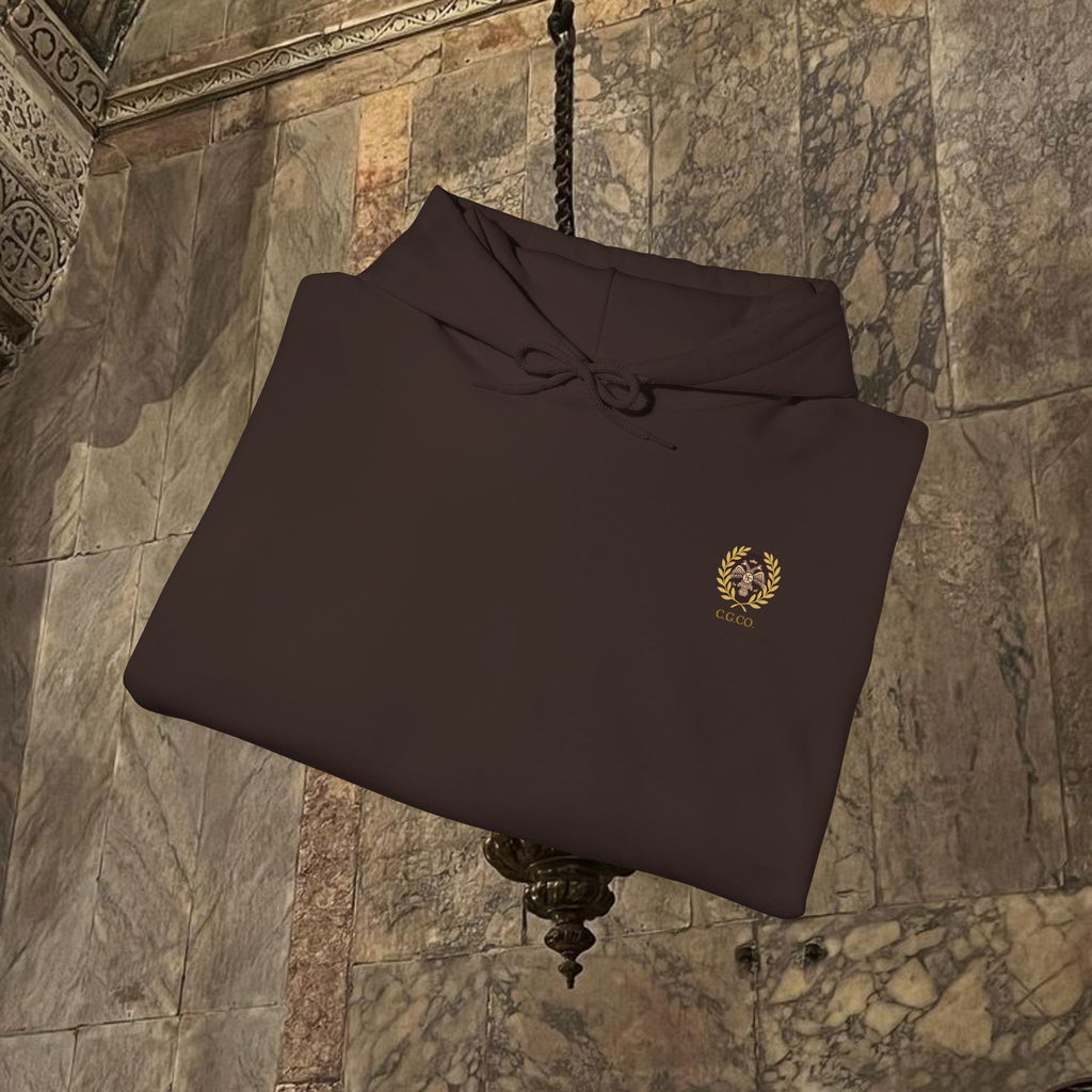 The Last Great Emperor Byzantine Inspired Graphic Hoodie Back Version