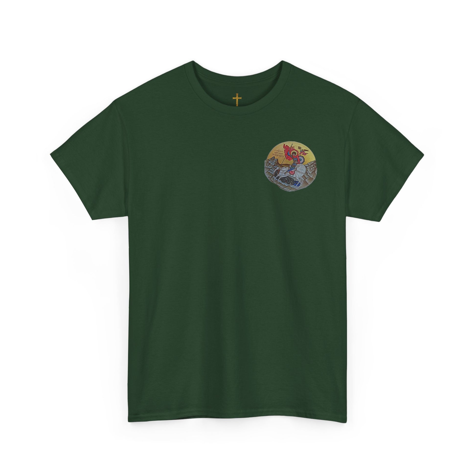 George the Dragon Slayer Graphic T-Shirt, Unisex Heavy Cotton Shirt