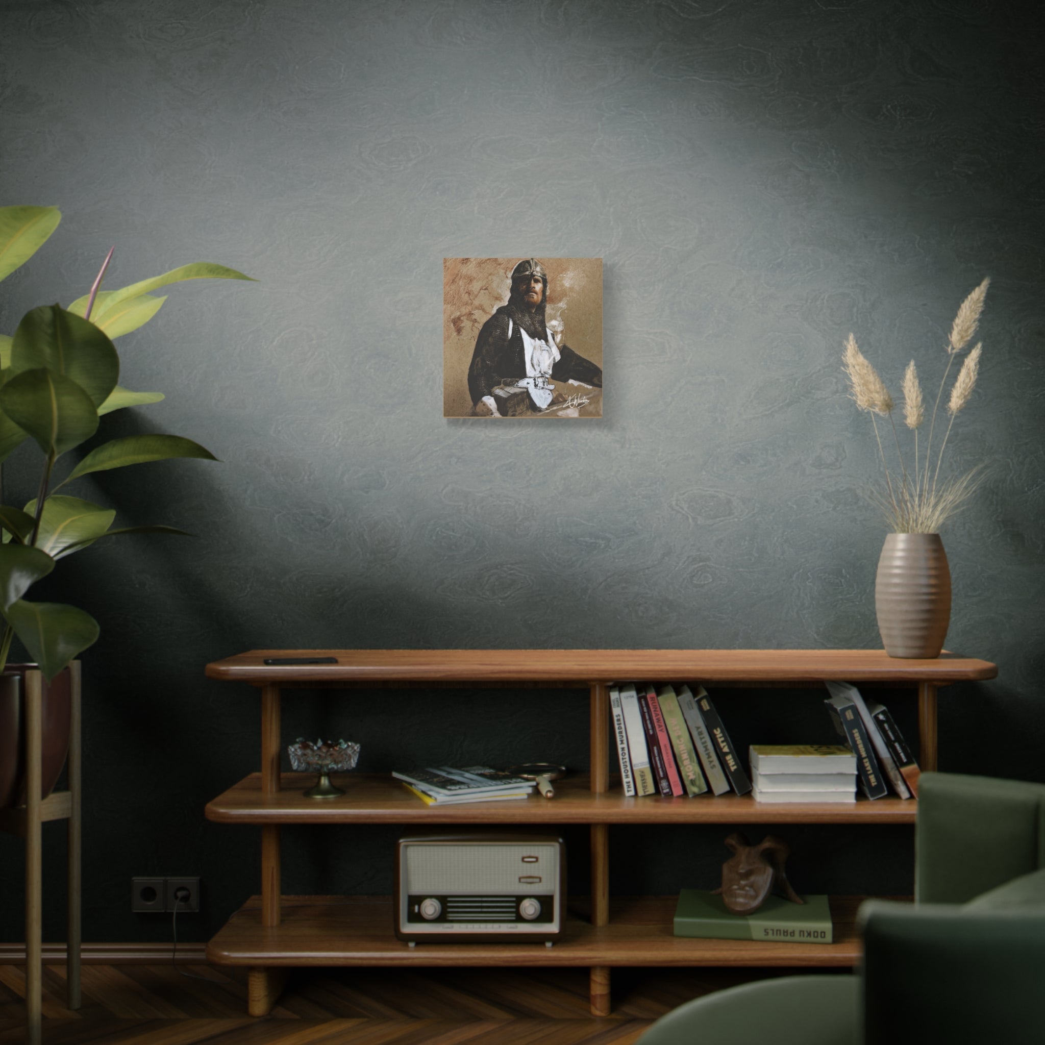 The Knight's Rest Medieval Fantasy Canvas