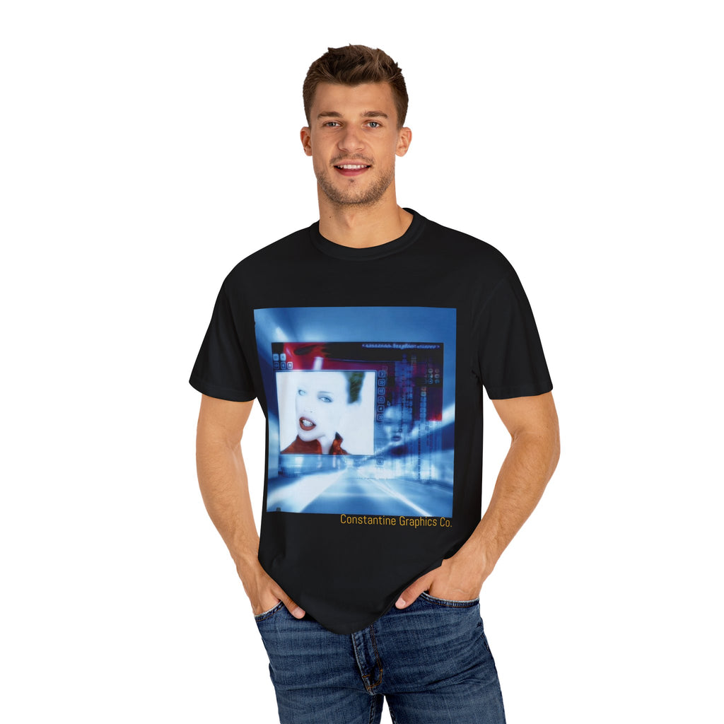 Digital Pop up Cyber Y2k Graphic TShirt