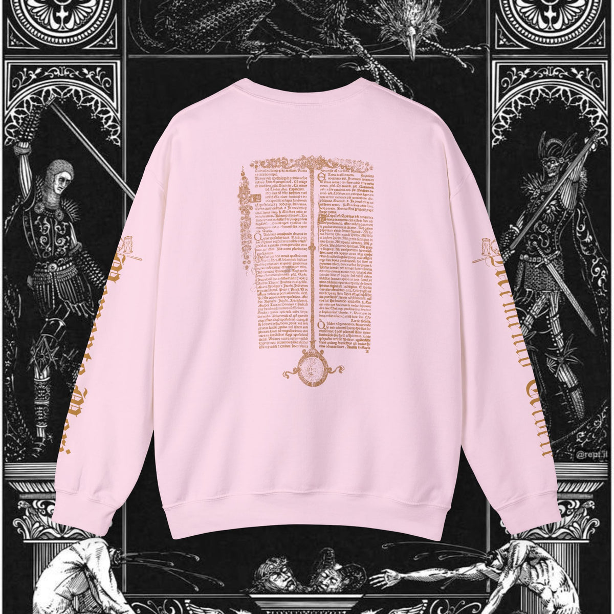 The Circle of Life Medieval Fantasy Inspired Graphic Sweatshirt