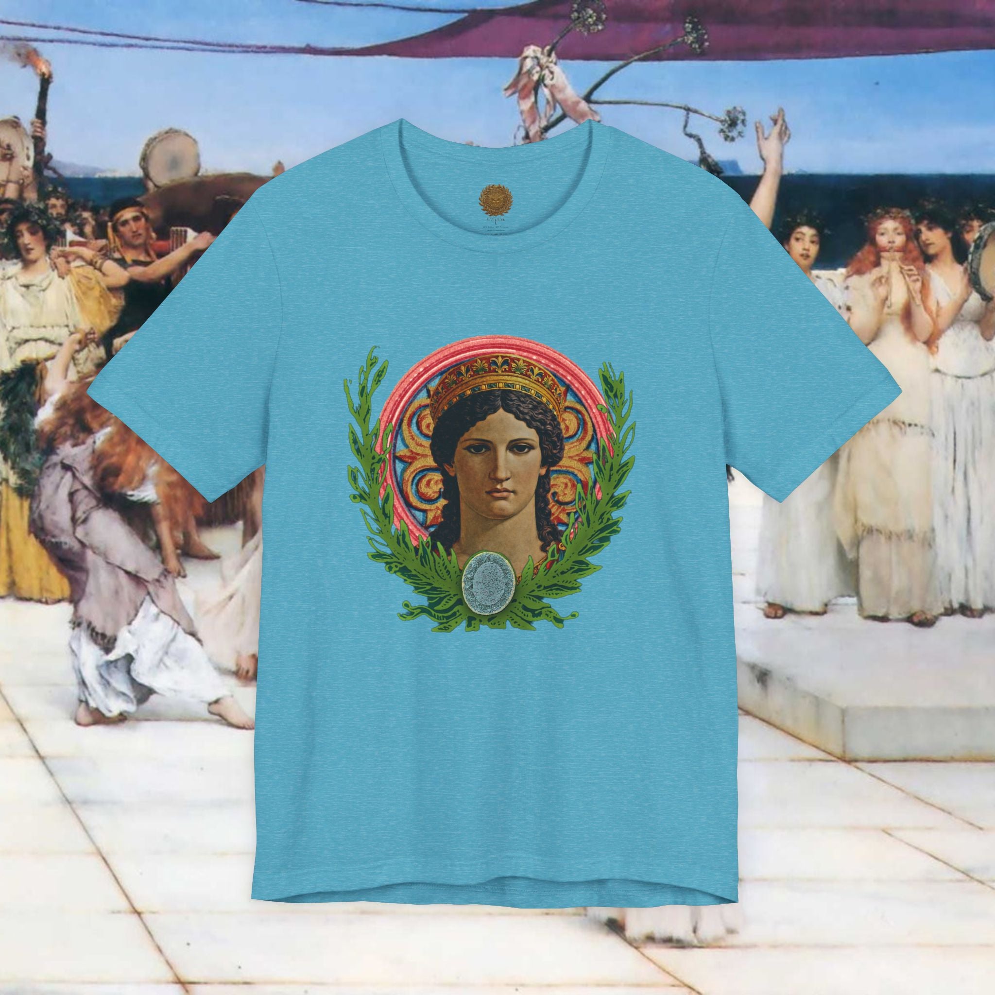 Hera's Wondering – Greek Goddess Coloured Diadem T-Shirt