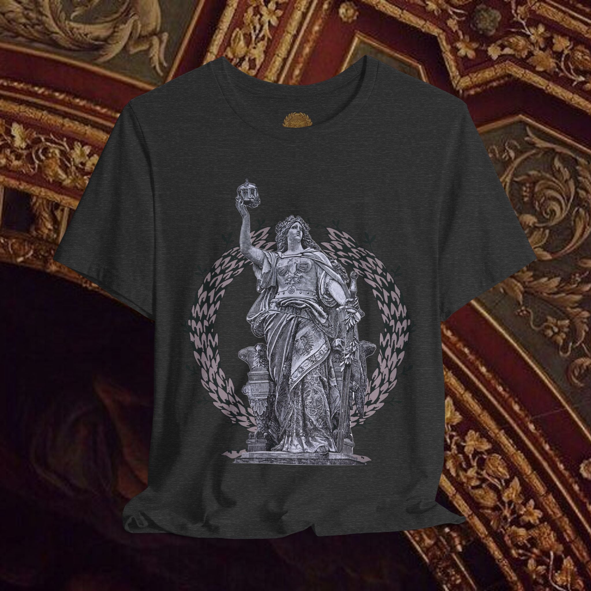 Goddess Victory Neo-Classical Inspired Graphic T-Shirt