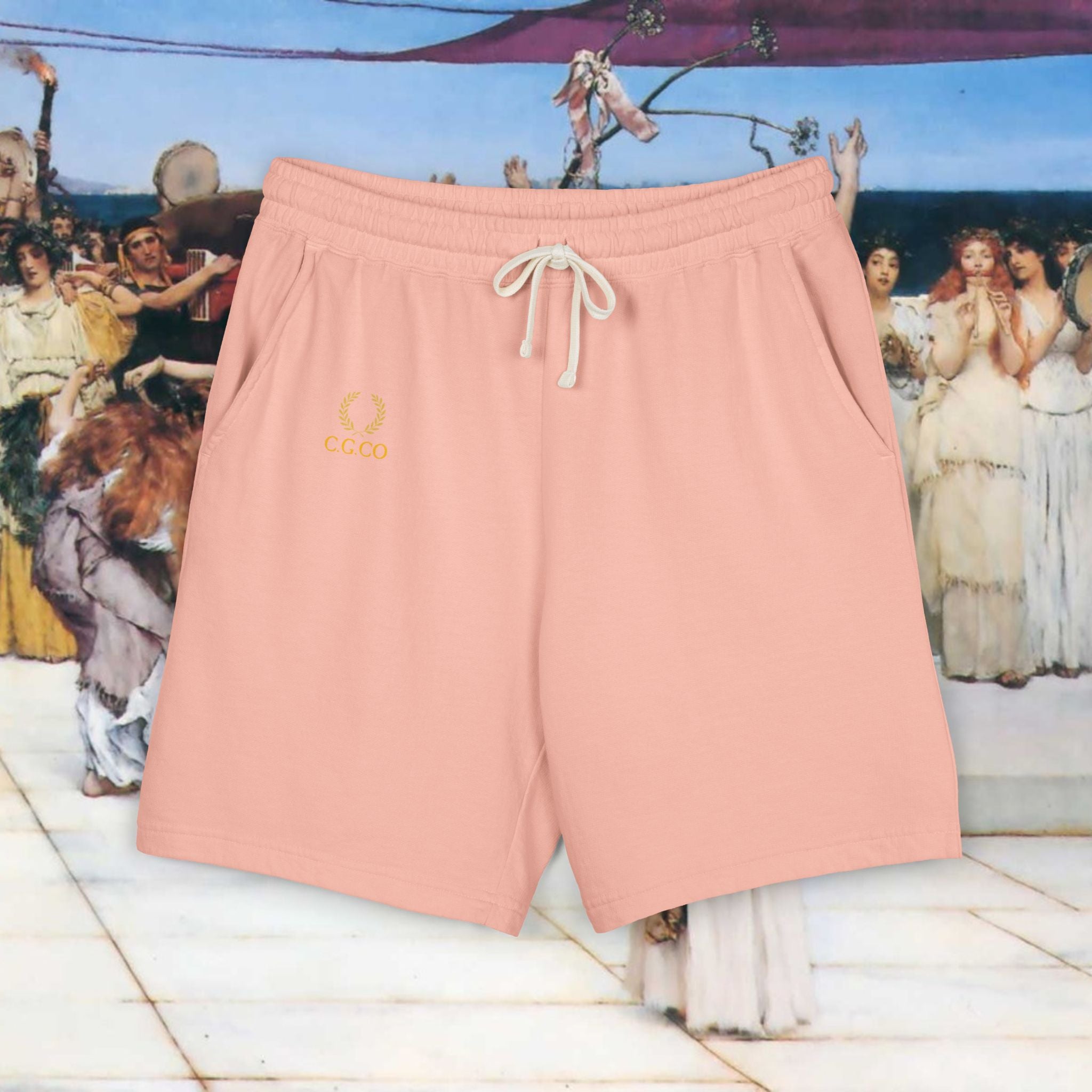 Mediterranean Coast Cotton Shorts