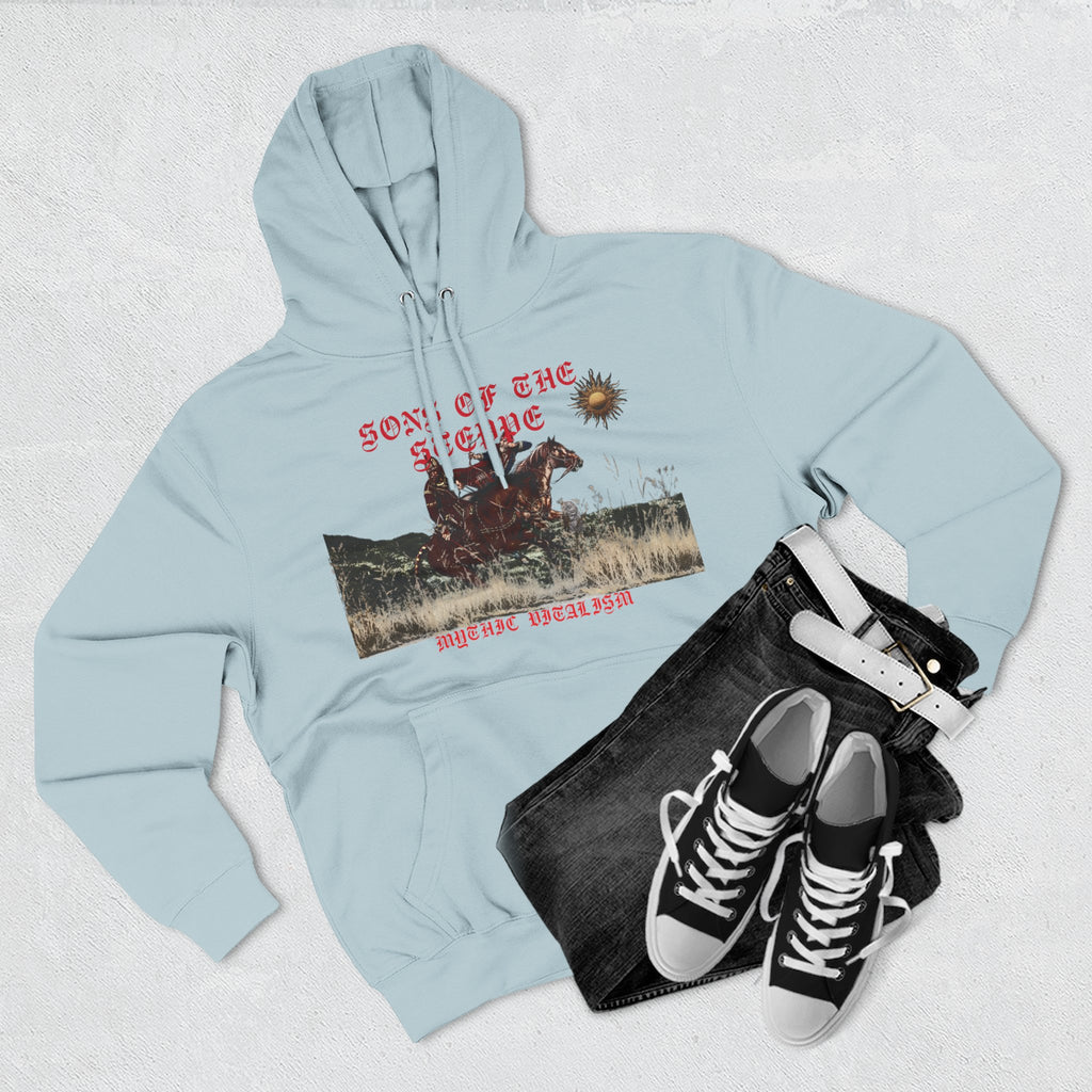 Son of the Steppe Fleece Medieval Graphic Hoodie