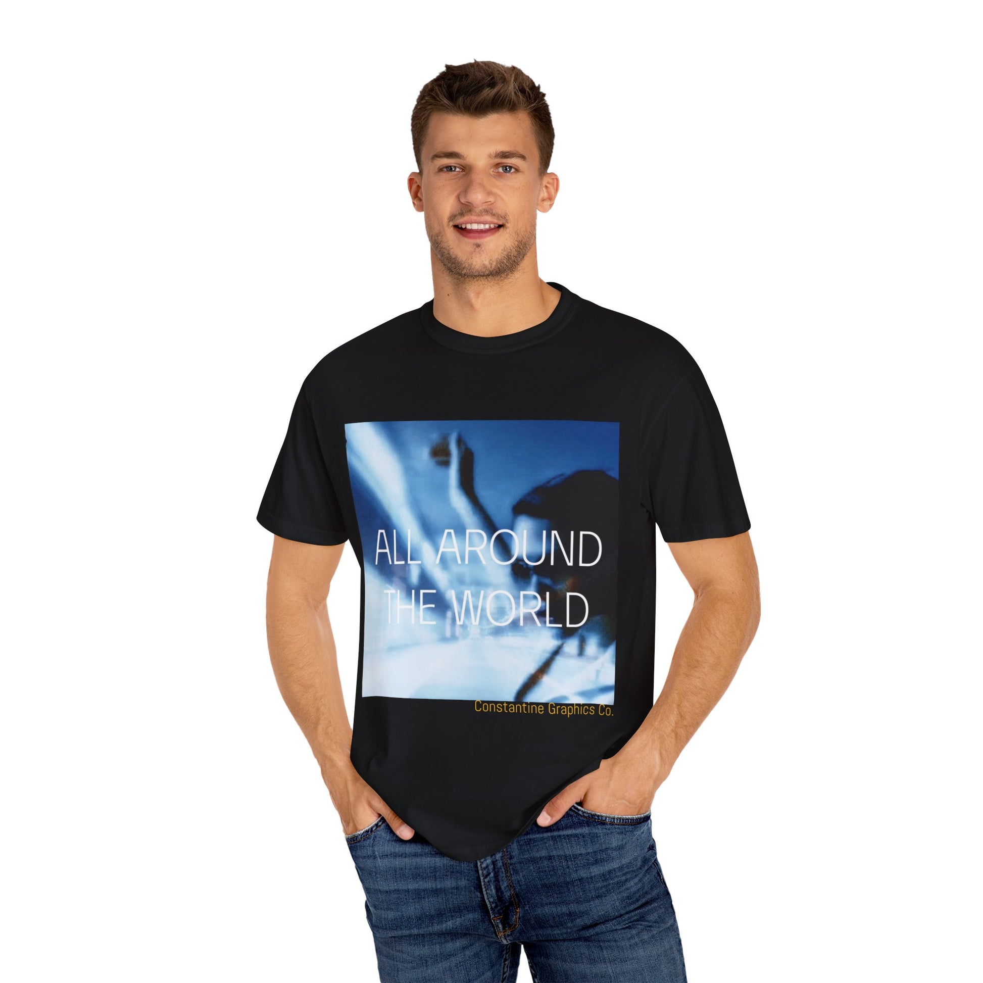 All Around The World Cyber Y2k Graphic Tshirt