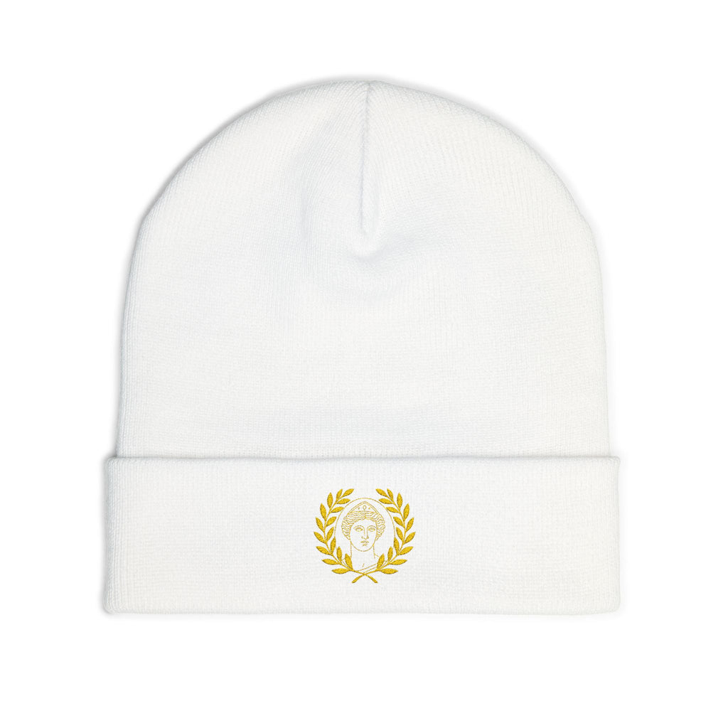 Embroidered Knit Venus Beanie
