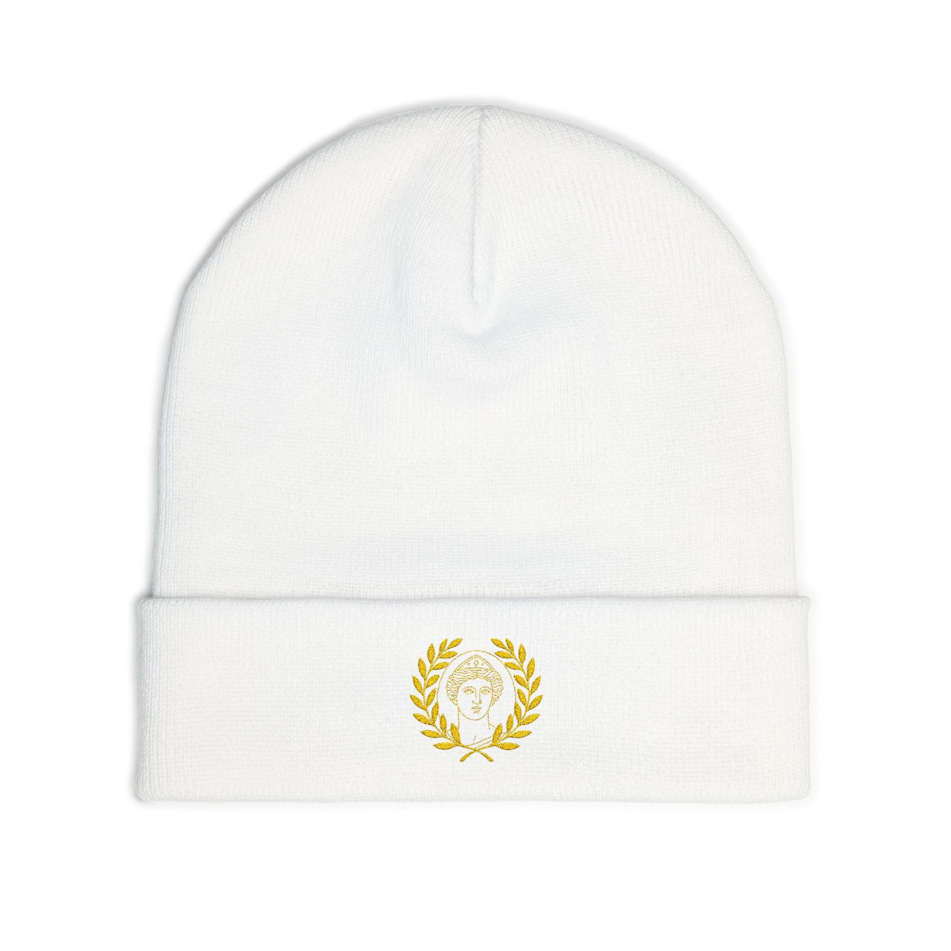 Embroidered Knit Venus Beanie