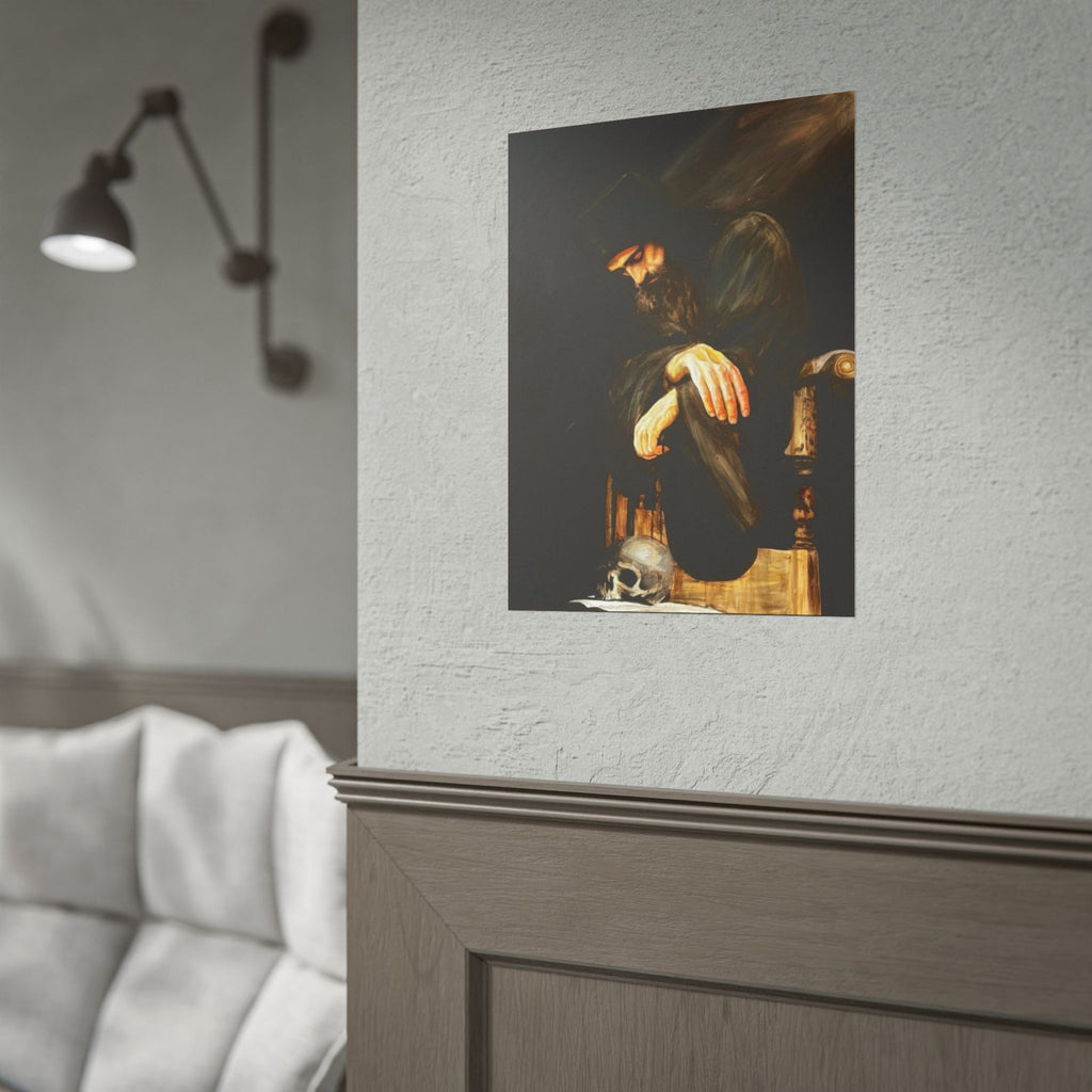 Man's Memento Medieval Fantasy Fine Art Print