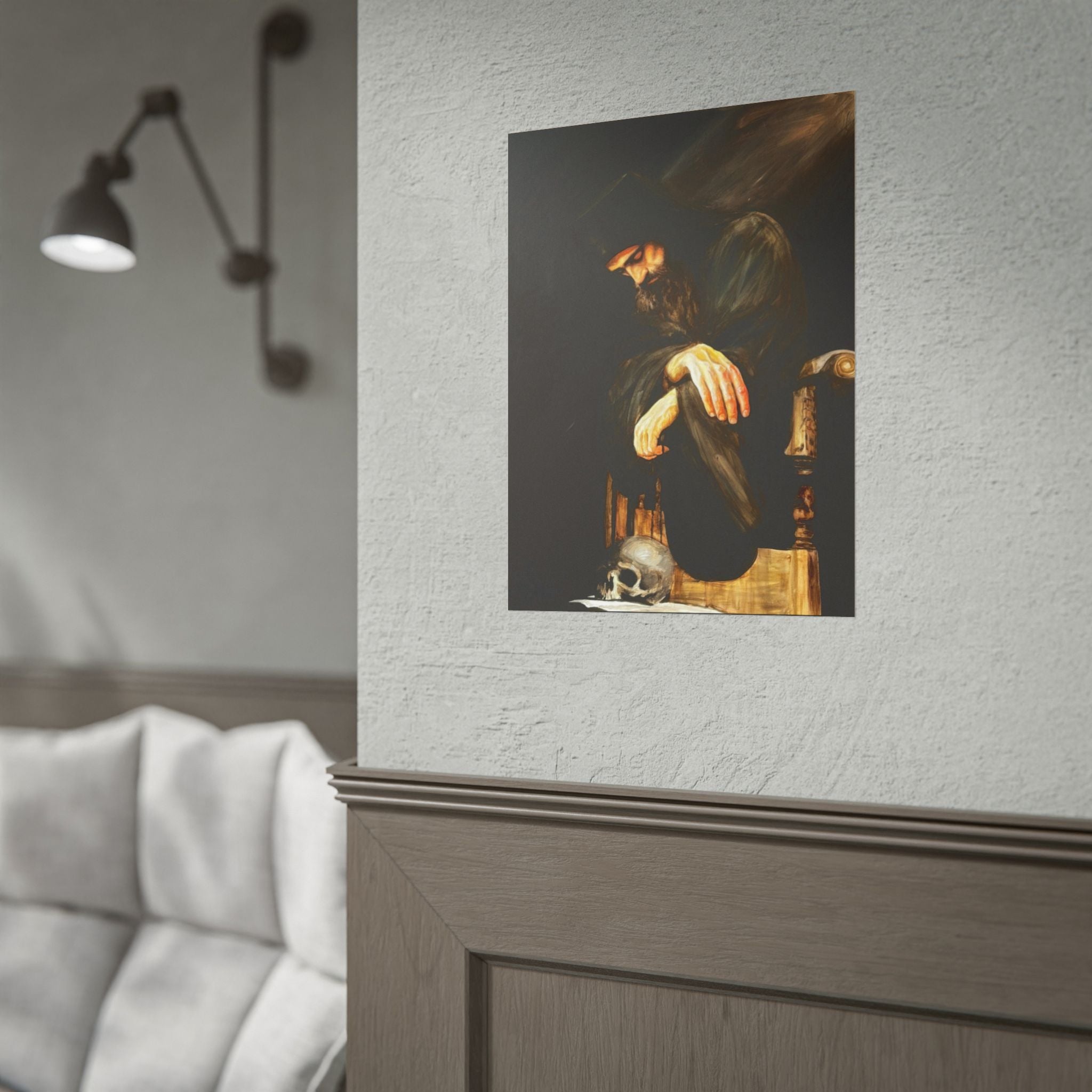 Man's Memento Medieval Fantasy Fine Art Print