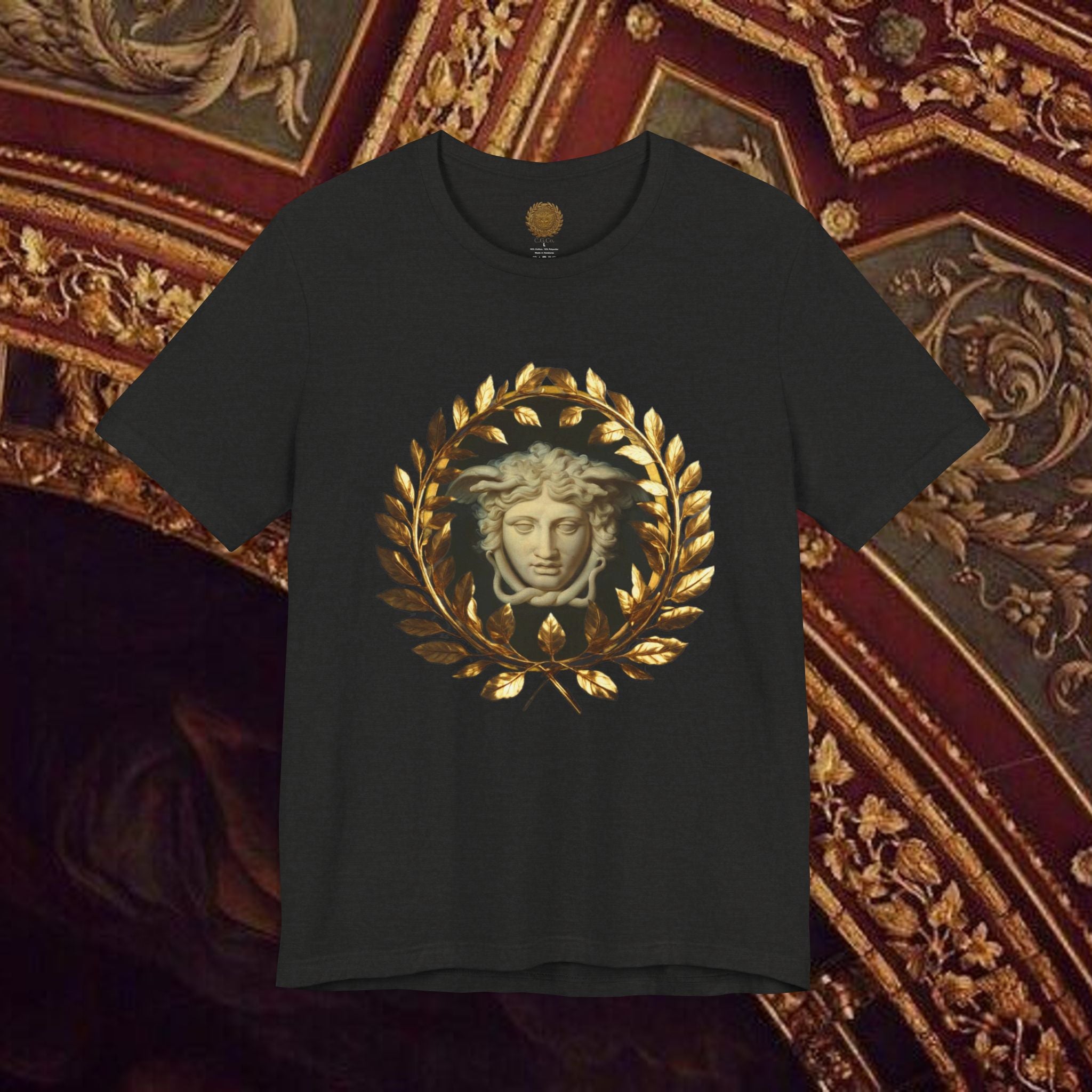 Medusa's Gaze Classical Inspired Mythology Unisex Jersey Short Sleeve Graphic Tee