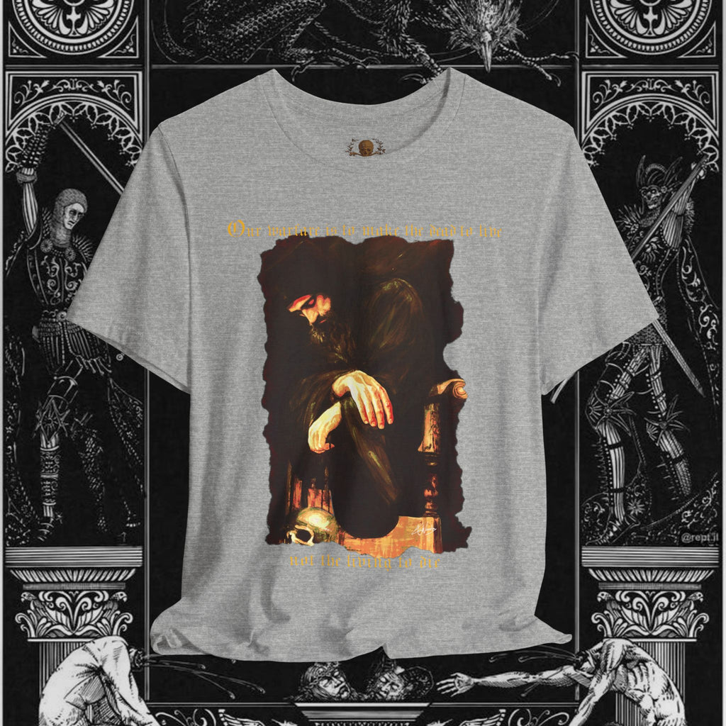 Man's Memento Medieval Fantasy Graphic T Shirt