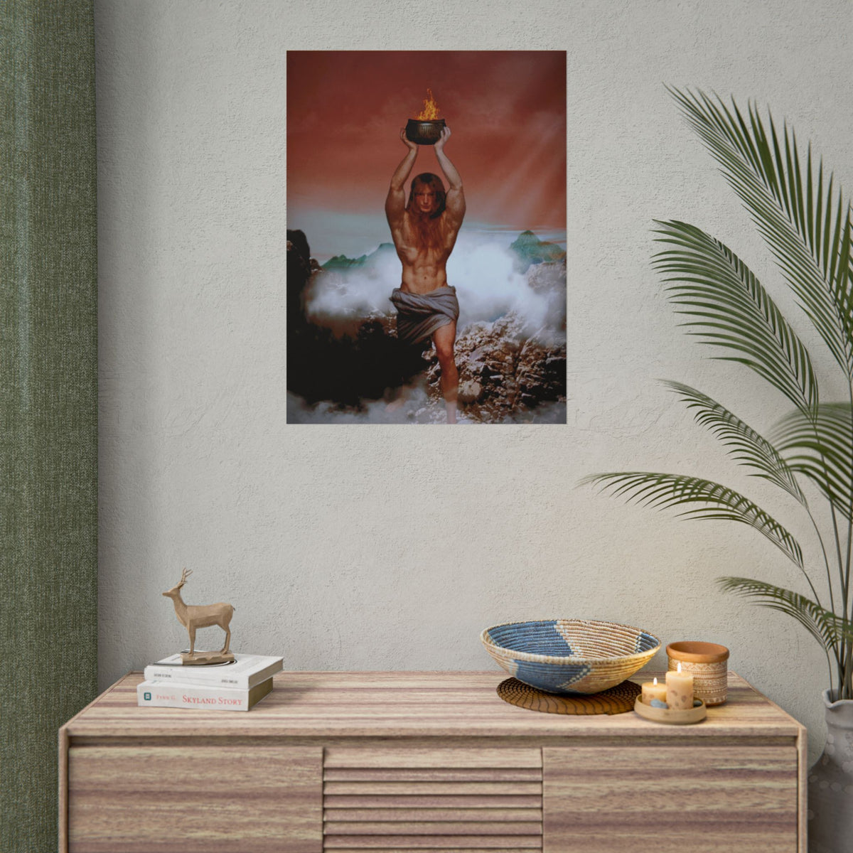 The Flame of Prometheus Classical Mythology Inspired Prints