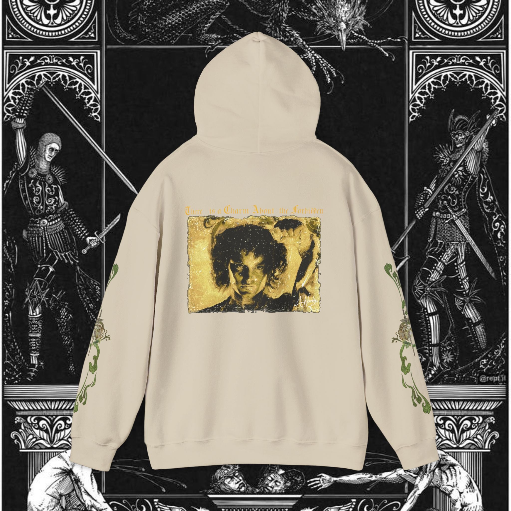 The Last Temptation Medieval Fantasy Graphic Hoodie