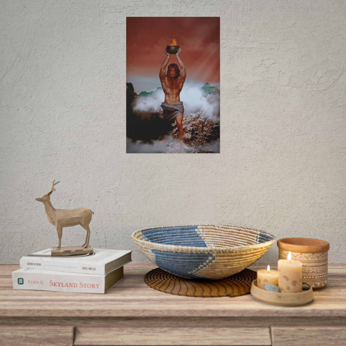 The Flame of Prometheus Classical Mythology Inspired Prints