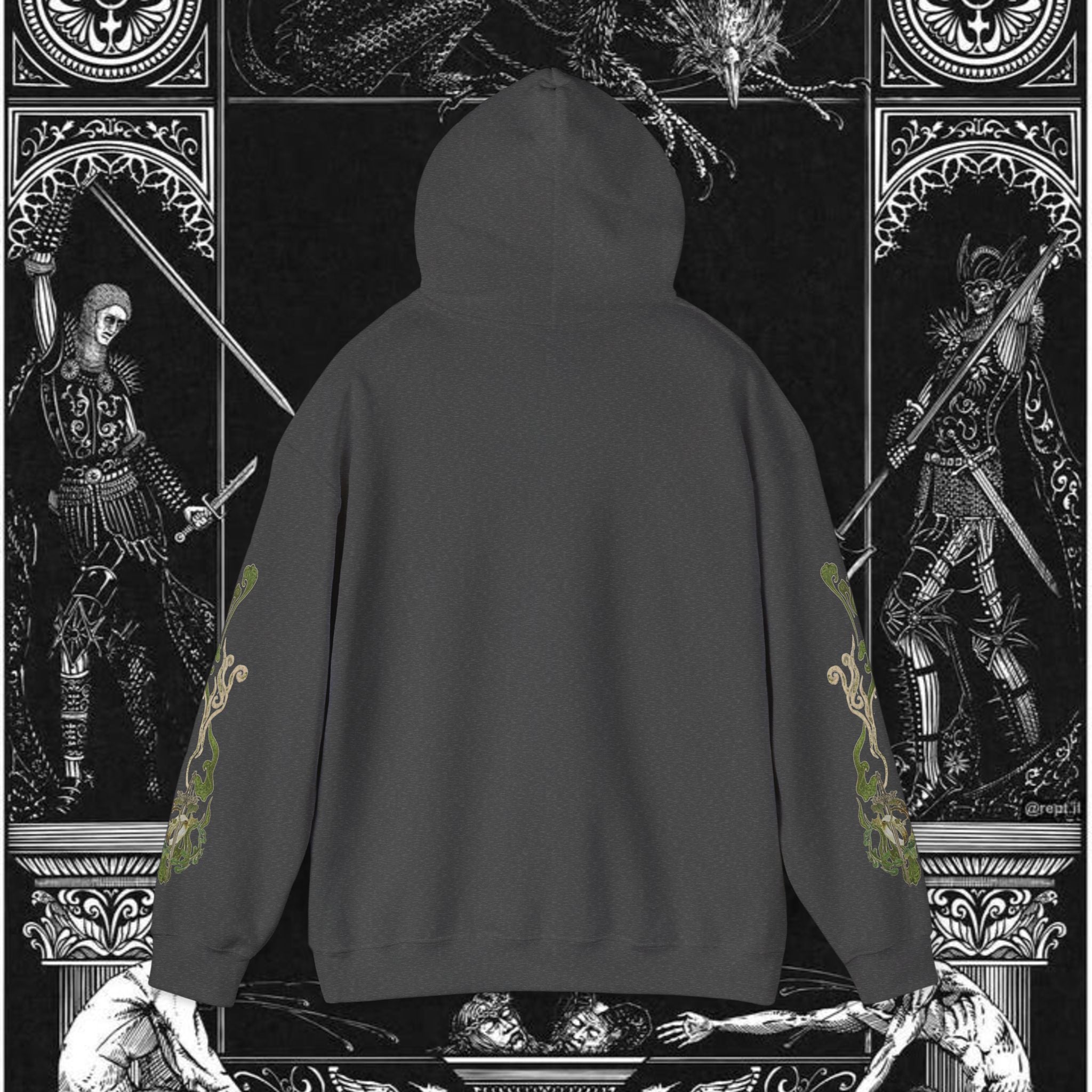 The Last Temptation Medieval Fantasy Graphic Hoodie