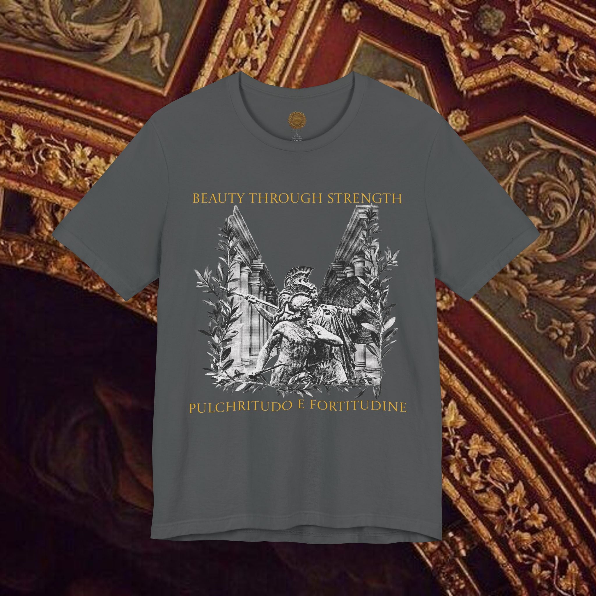 The Goddess's Protection Classically-Inspired Cotton Graphic T Shirt
