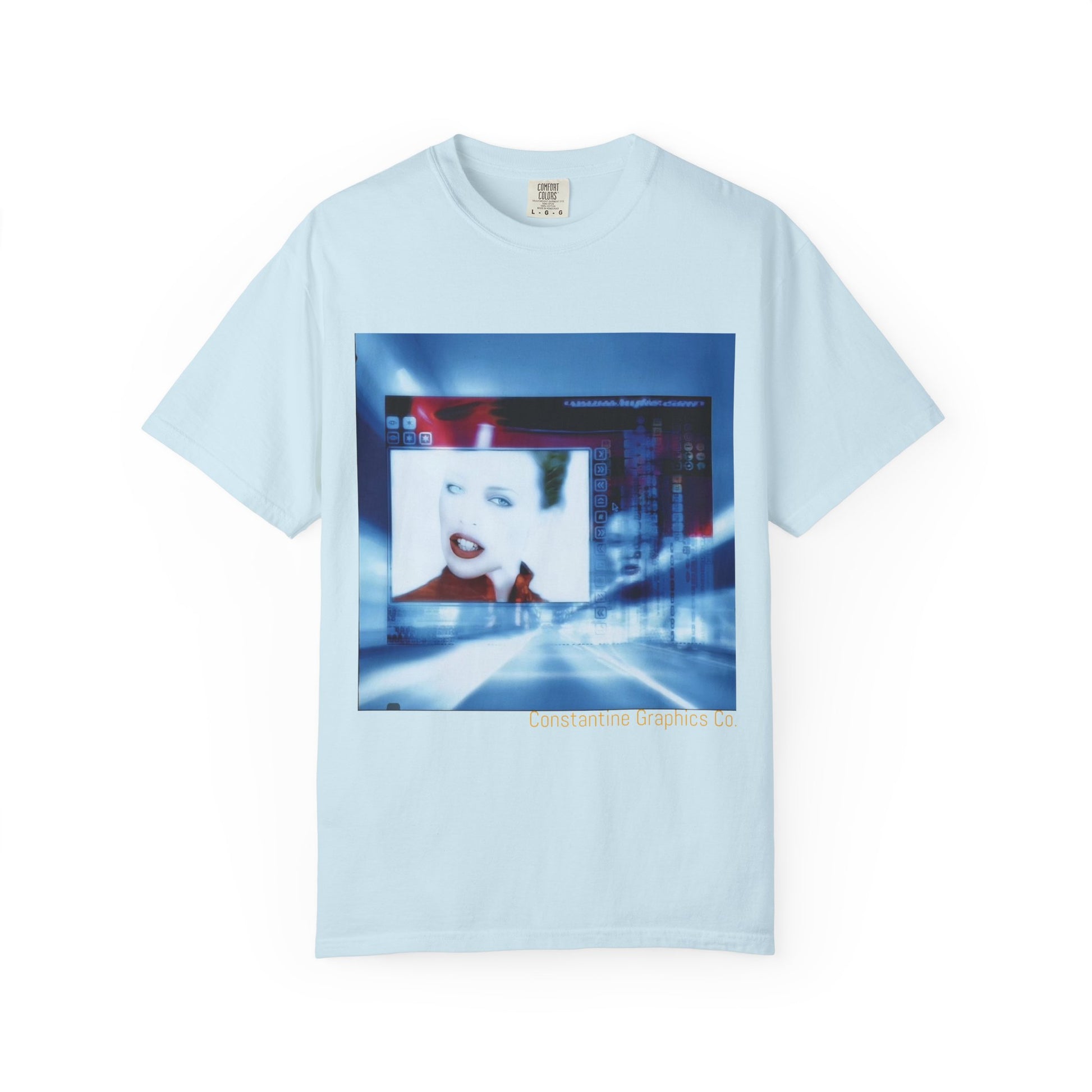 Digital Pop up Cyber Y2k Graphic TShirt