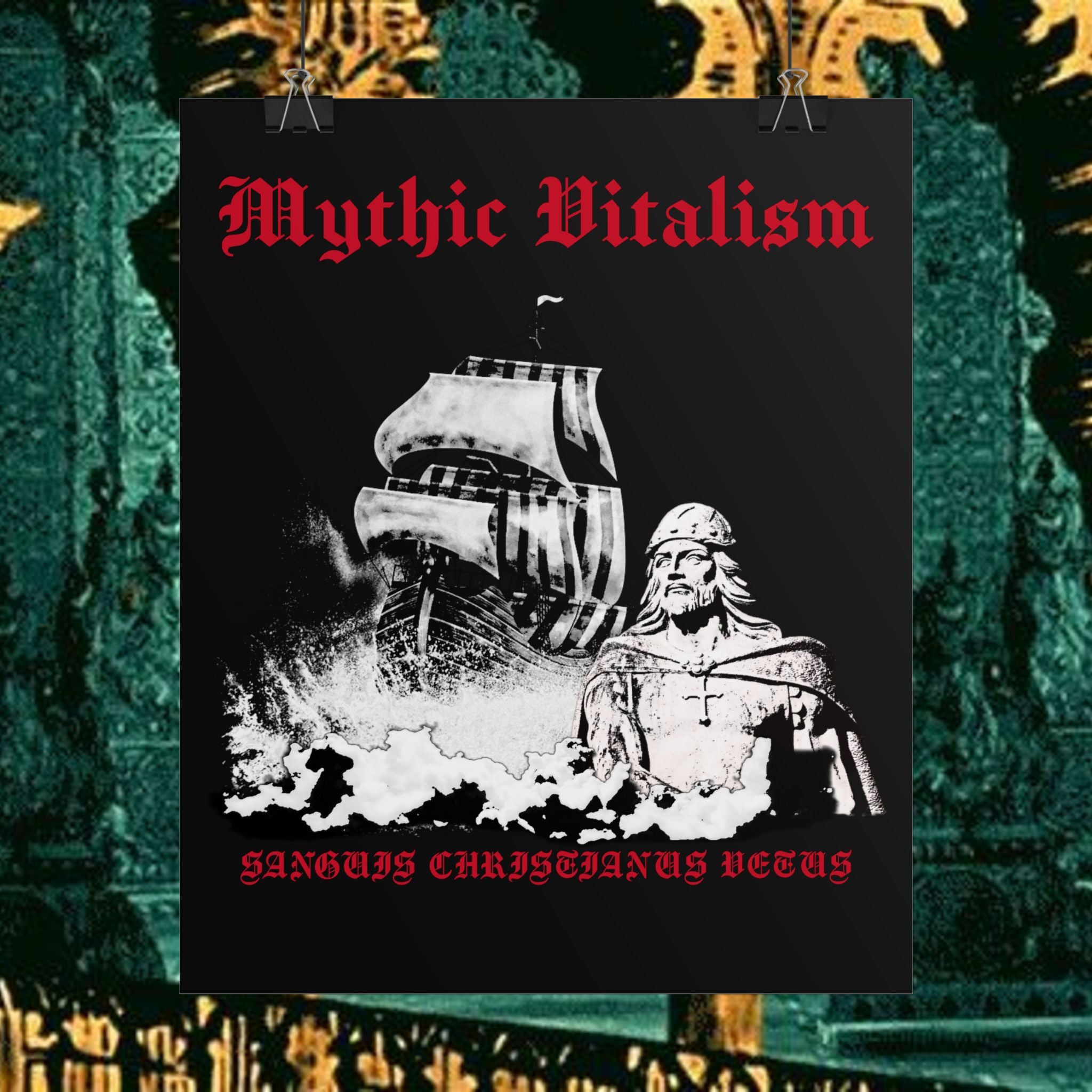 Mythical Vitalism, Sanguis Christianus Vetus Adventure and Exploration Inspired Rolled Posters