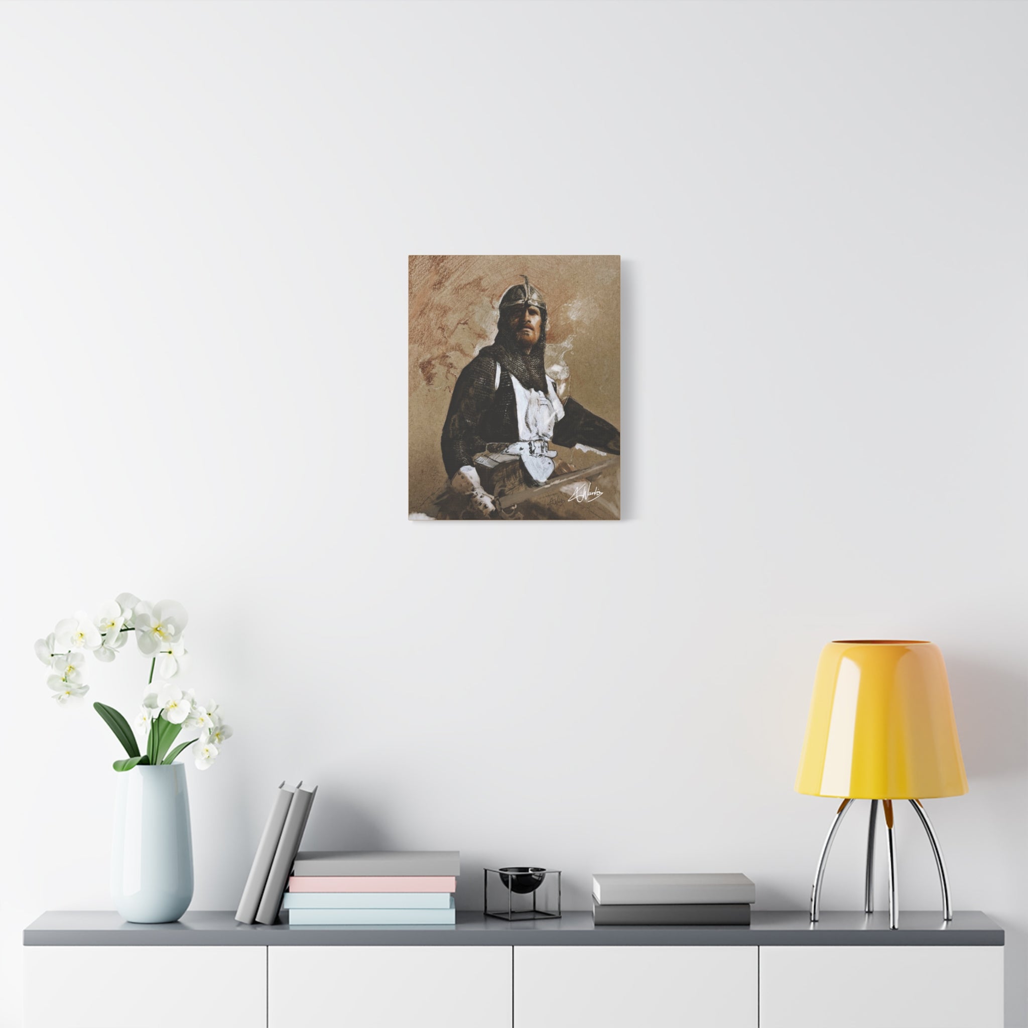 The Knight's Rest Medieval Fantasy Canvas