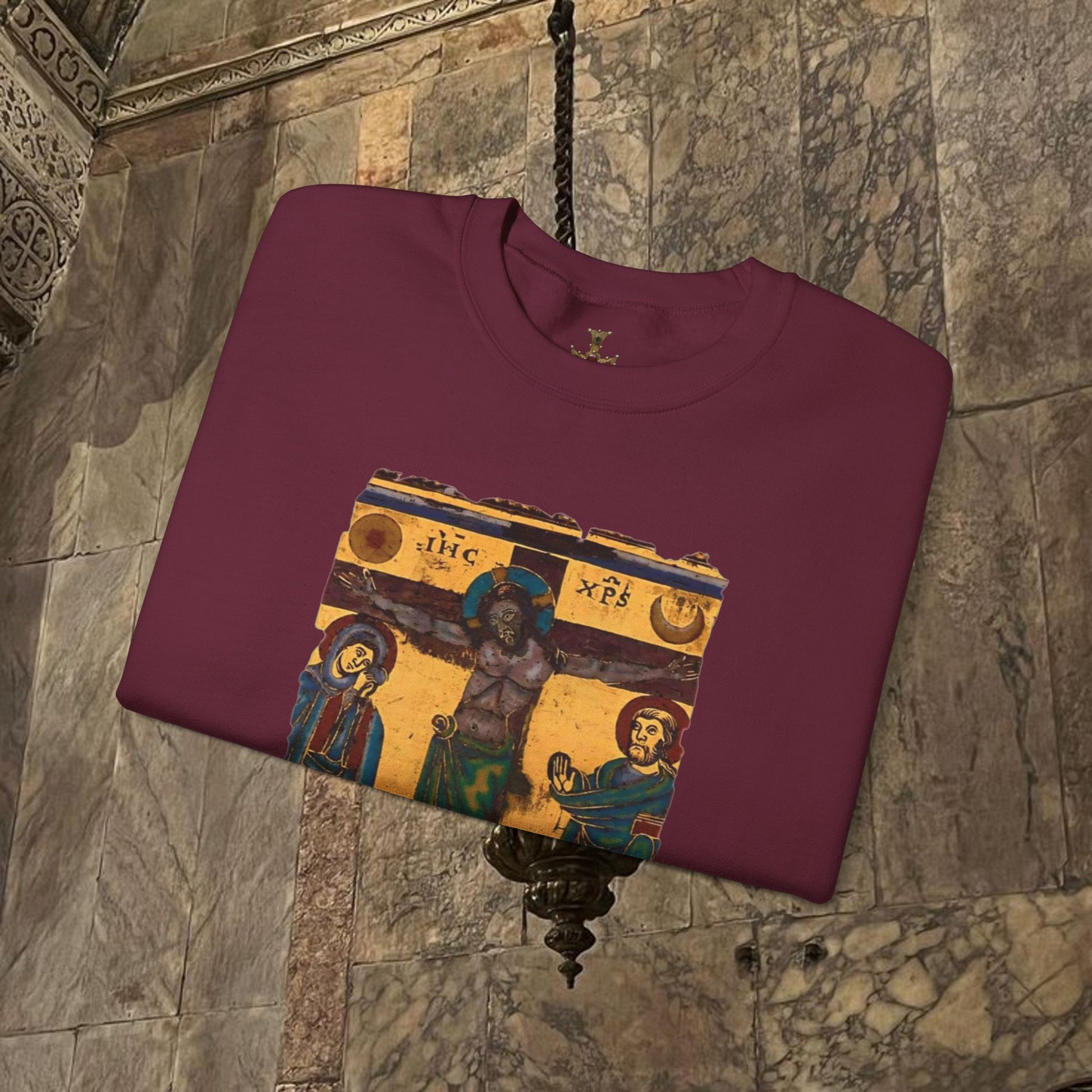 Byzantine art Sweatshirt iconographic desgin