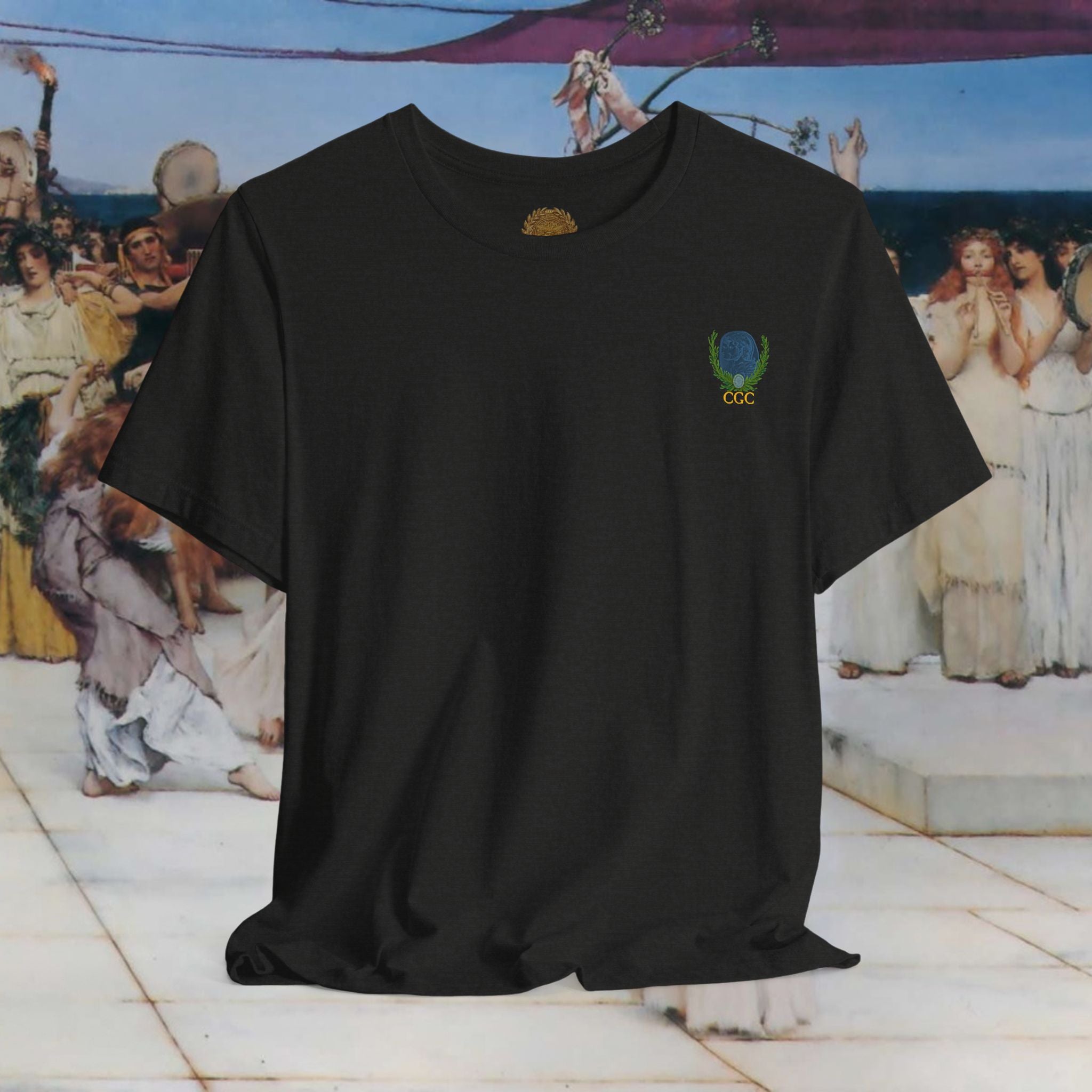 Roman Warrior Plumed Helmet Cameo T-Shirt