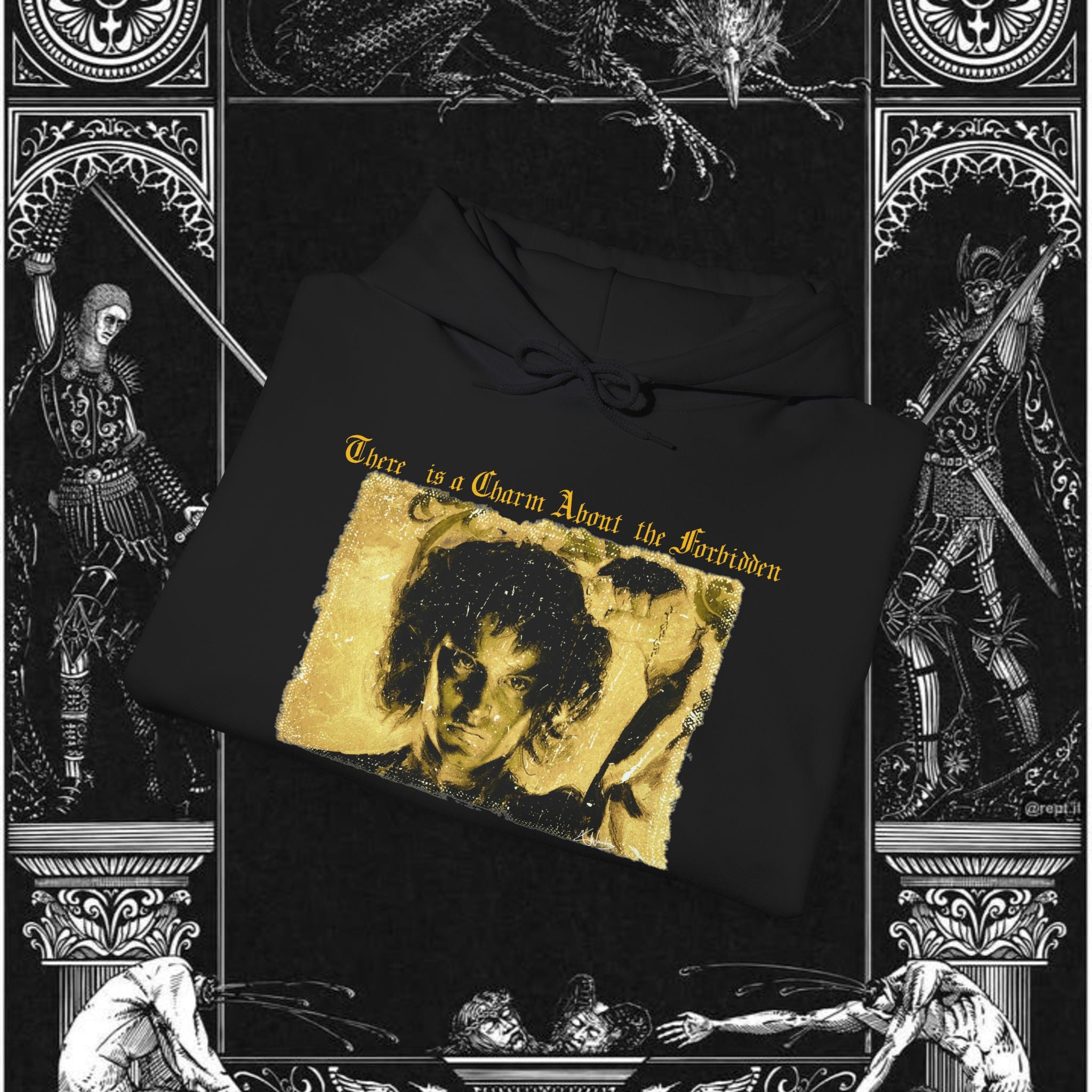 The Last Temptation Medieval Fantasy Graphic Hoodie