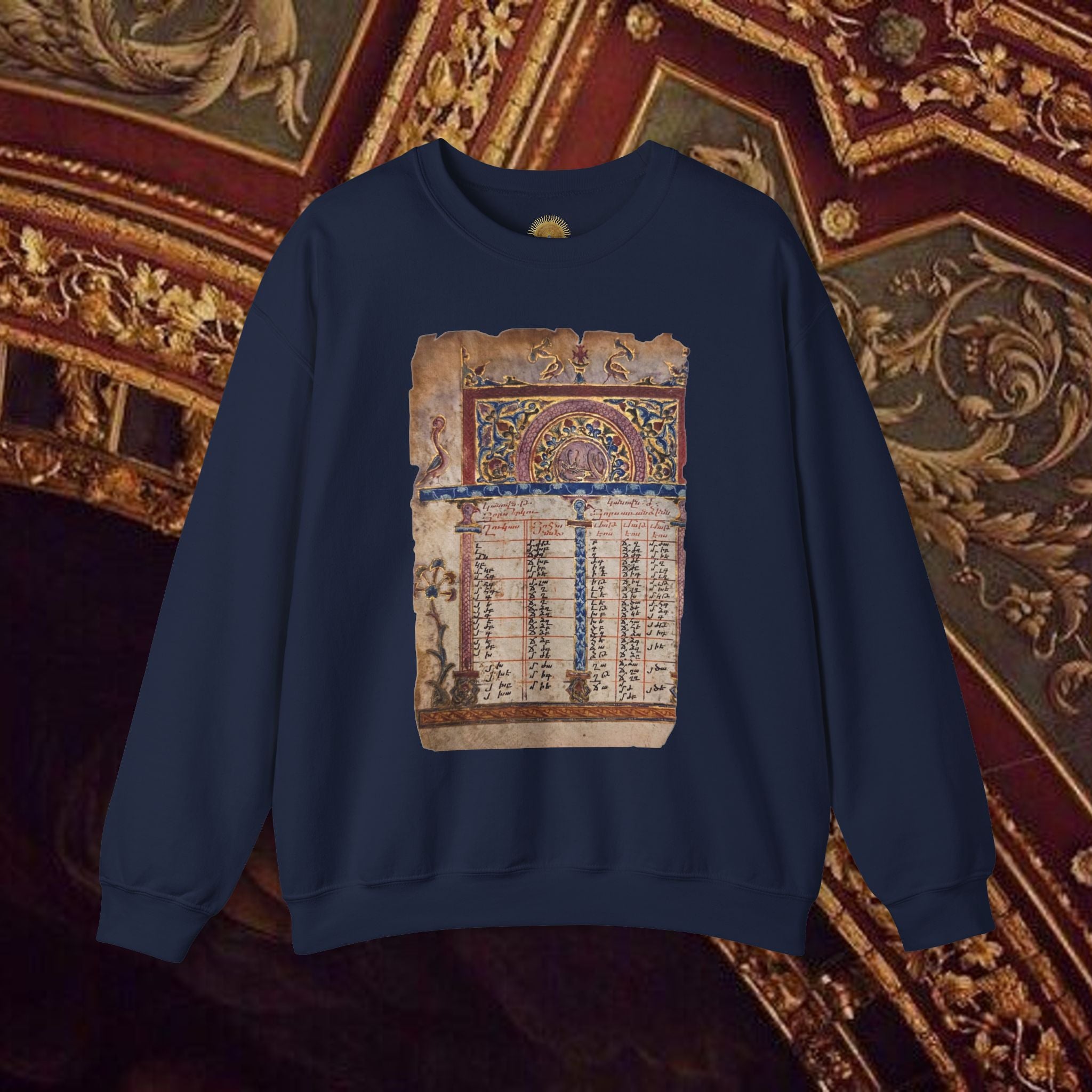 Manuscript of the Ancients Graphic Artistic Sweatshirt