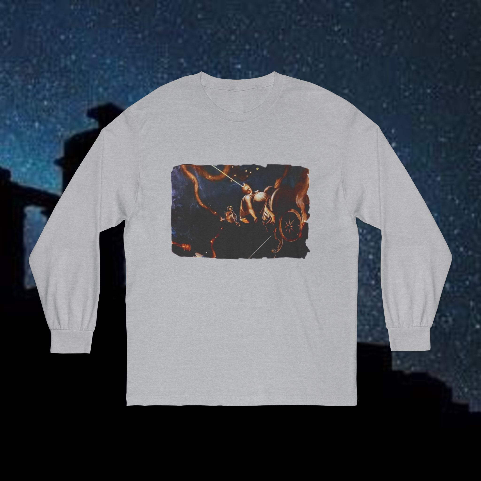 Goddess of the Cosmos Graphic Long Sleeve T-Shirt