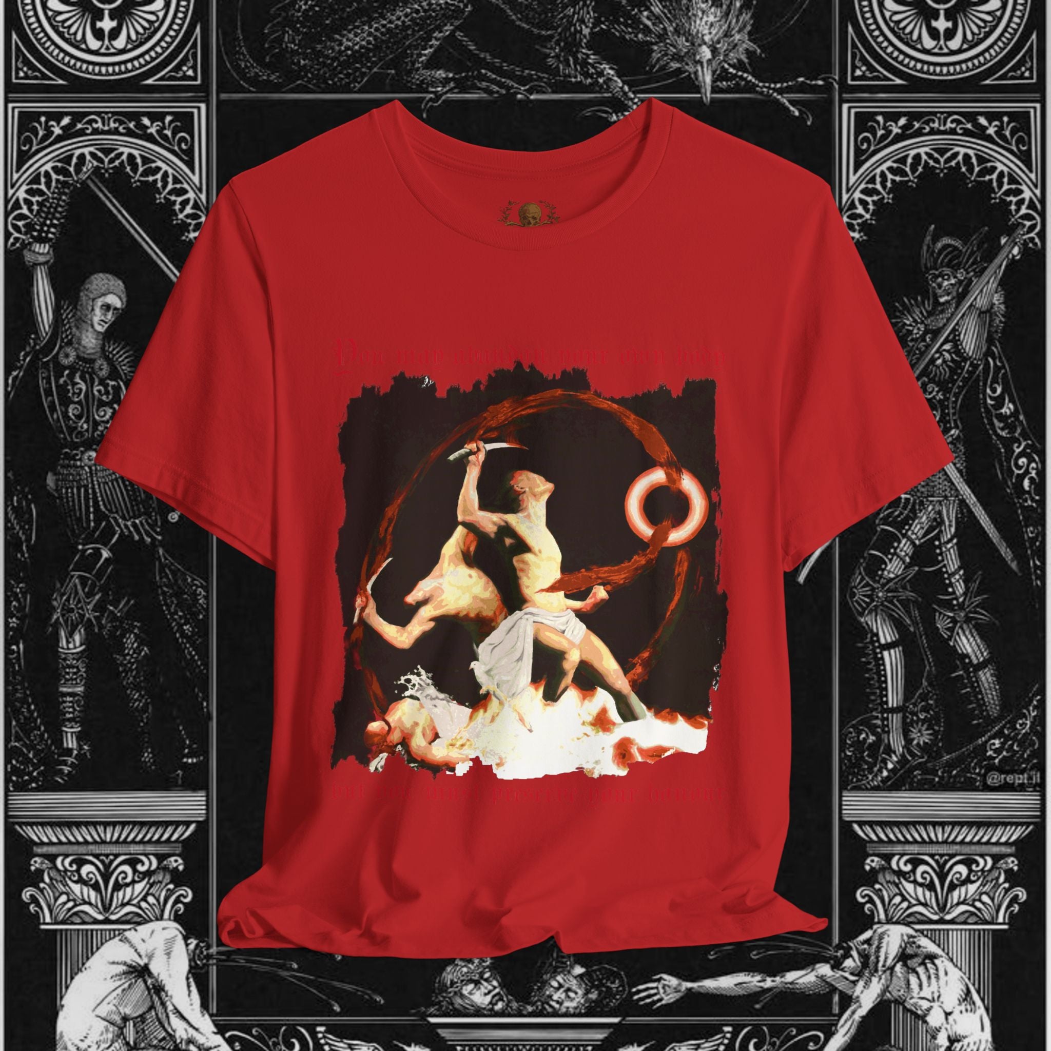 The Samurai's Vengeance Medieval Fantasy Graphic Shirt