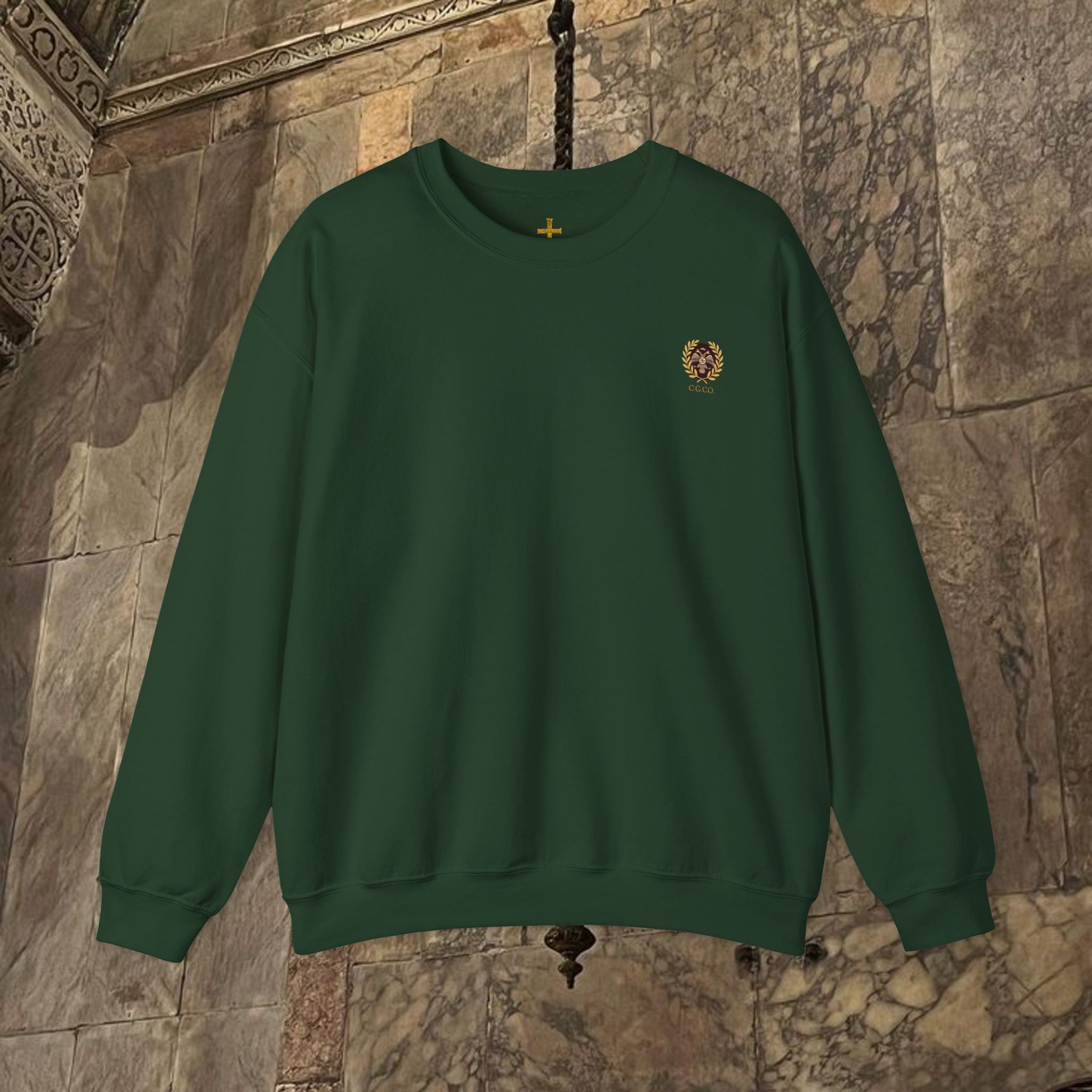 The Last Great Emperor Byzantine Inspired Crewneck Sweatshirt Back Version