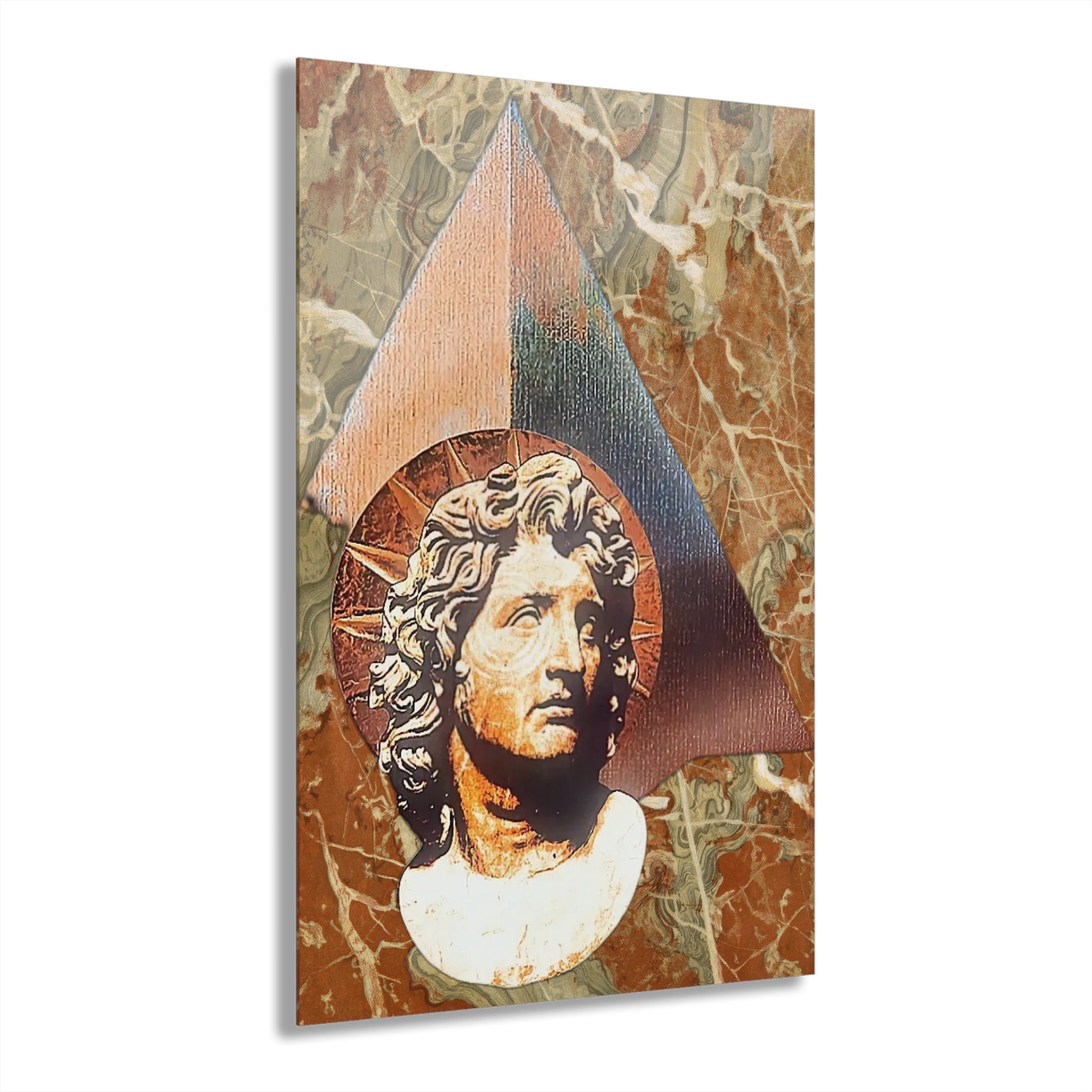 Alexander The Great In Egypt Pyramid Acrylic Print
