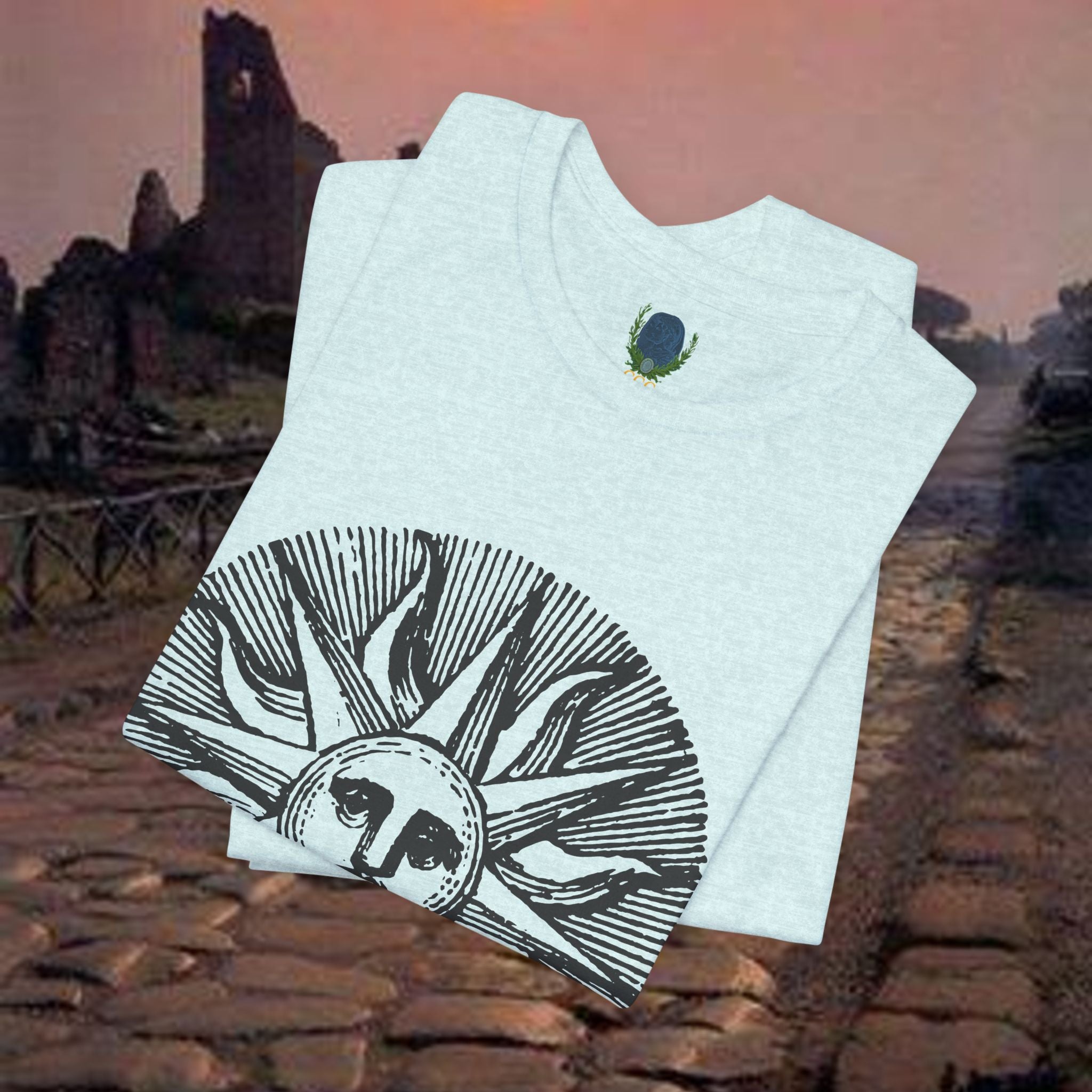 Summer Sun Mediterranean Graphic T-Shirt