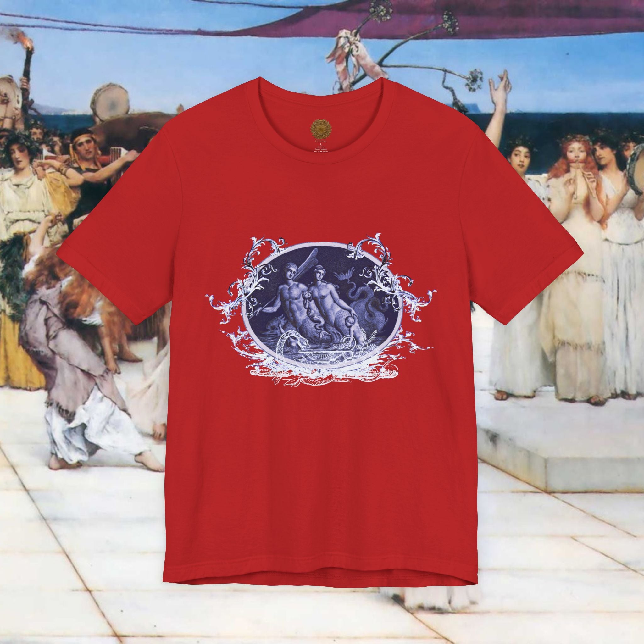 Dagon Graphic T-Shirt – Ancient Fish God of Mesopotamian Mythology | Classical History Gift