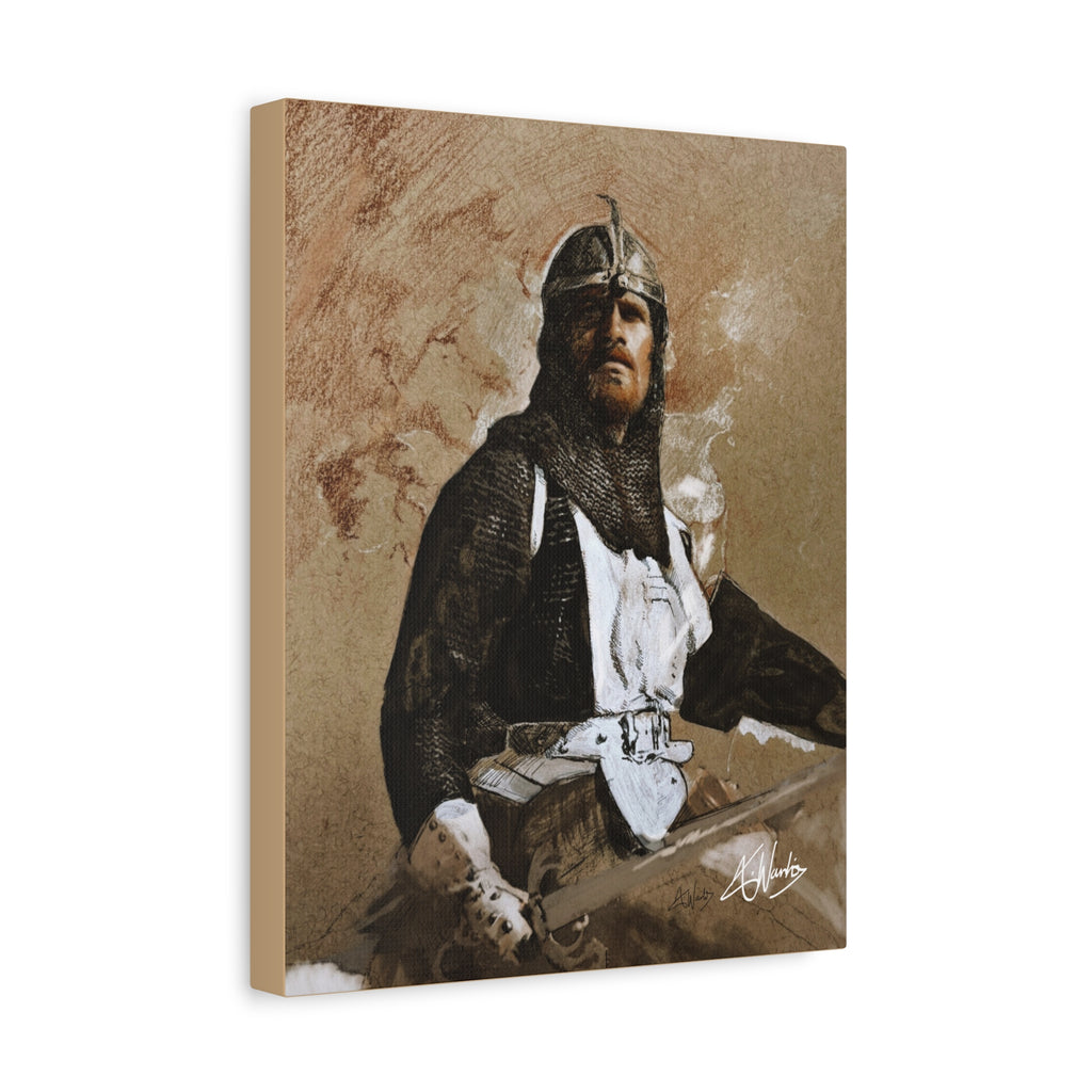The Knight's Rest Medieval Fantasy Canvas