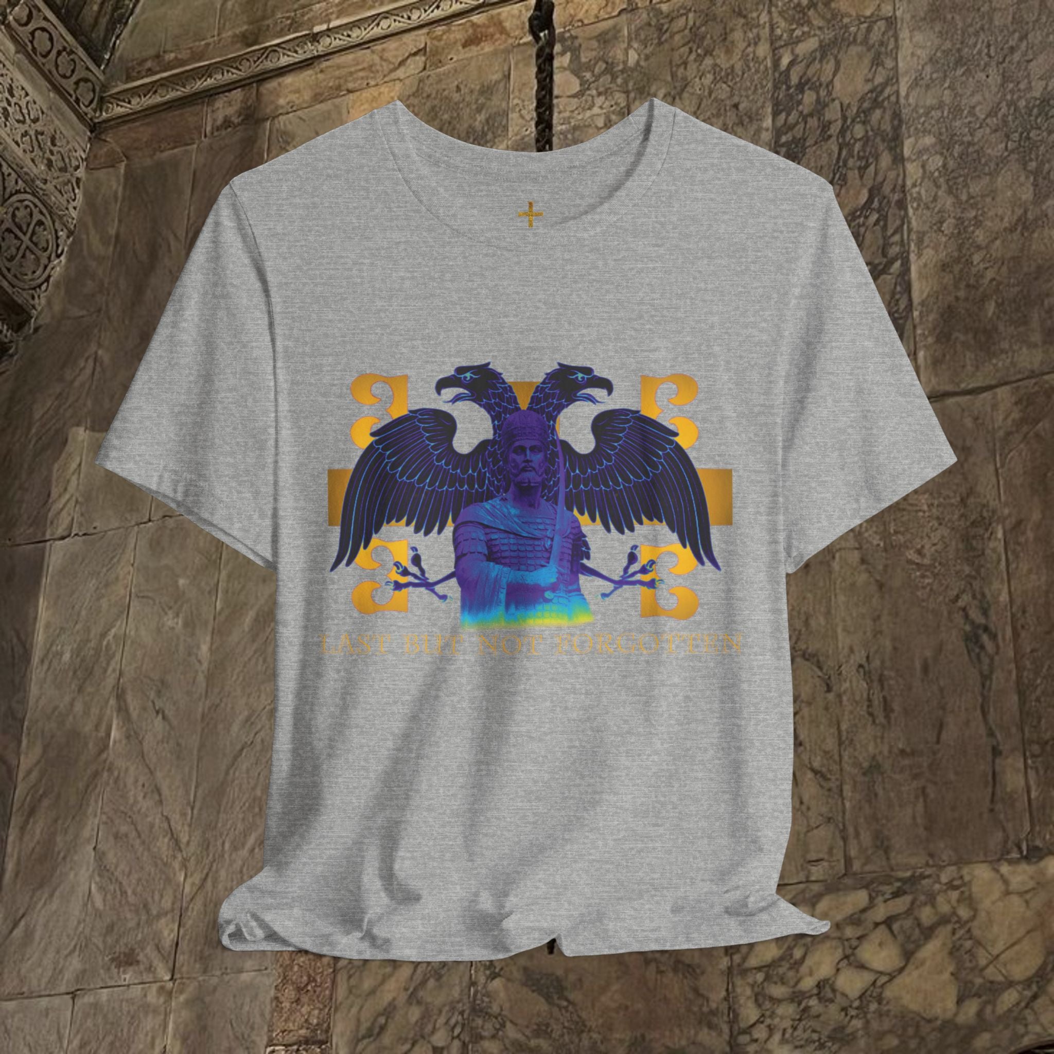 The Last Great Emperor Byzantine Inspired Cotton Graphic T-shirt Front