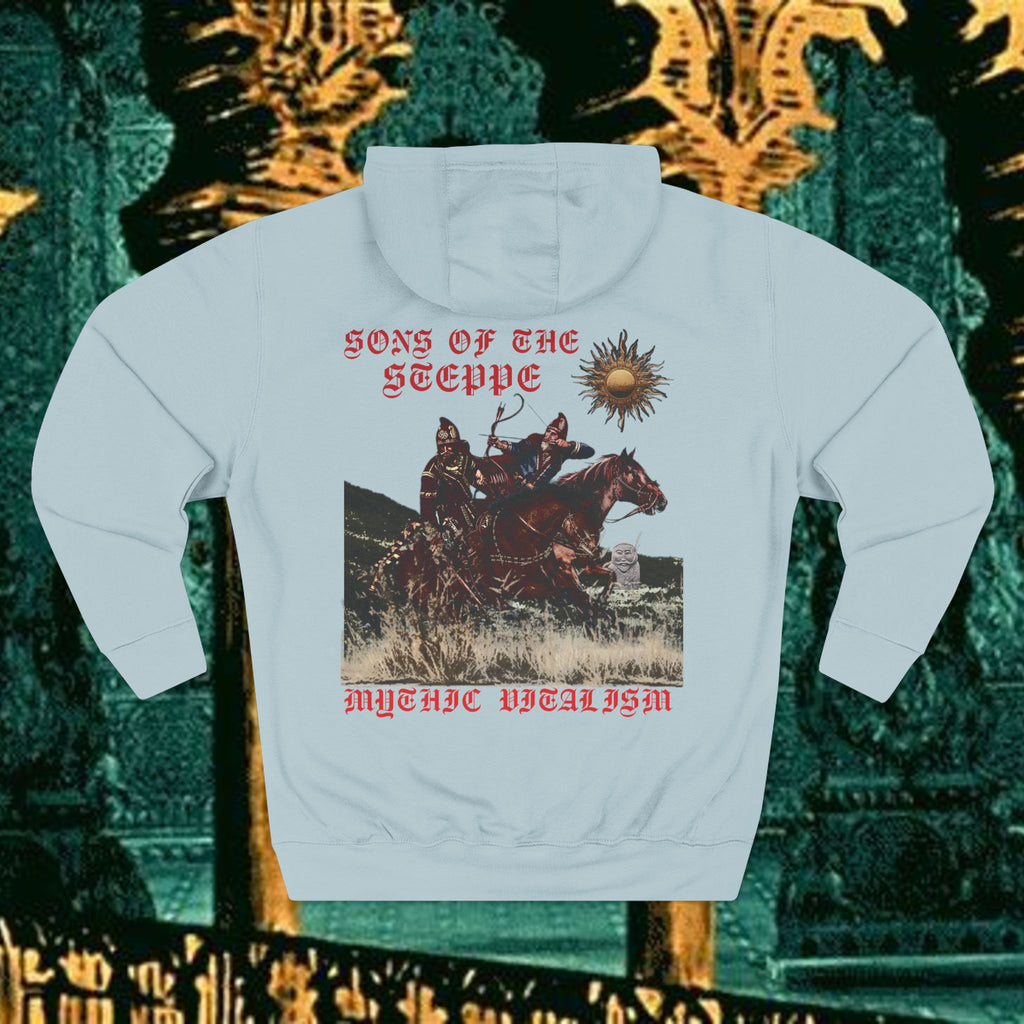 Sons of the Steppe Fleece Hoodie Early Medieval Design