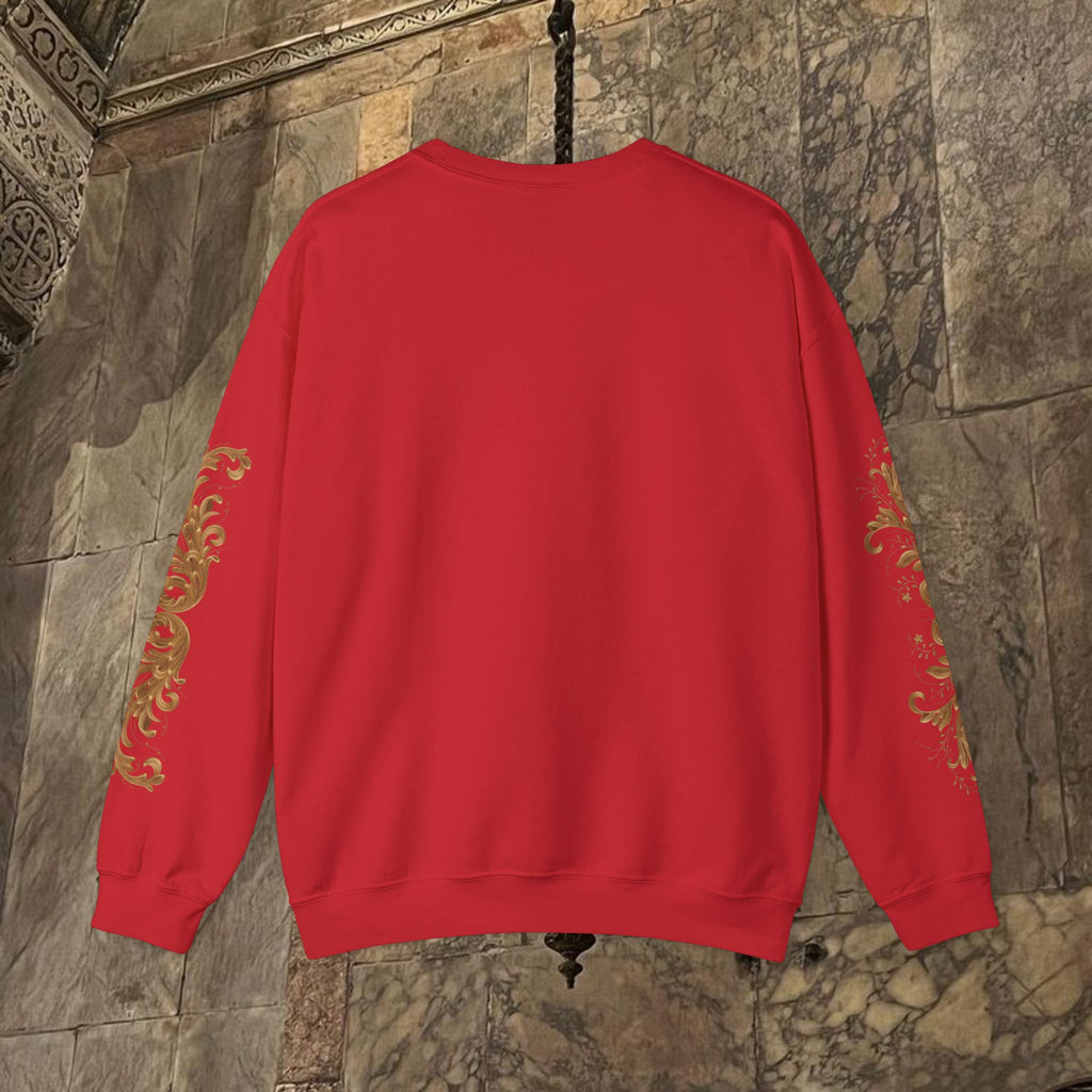 Byzantine Manuscript Art Sweatshirt Ancient design