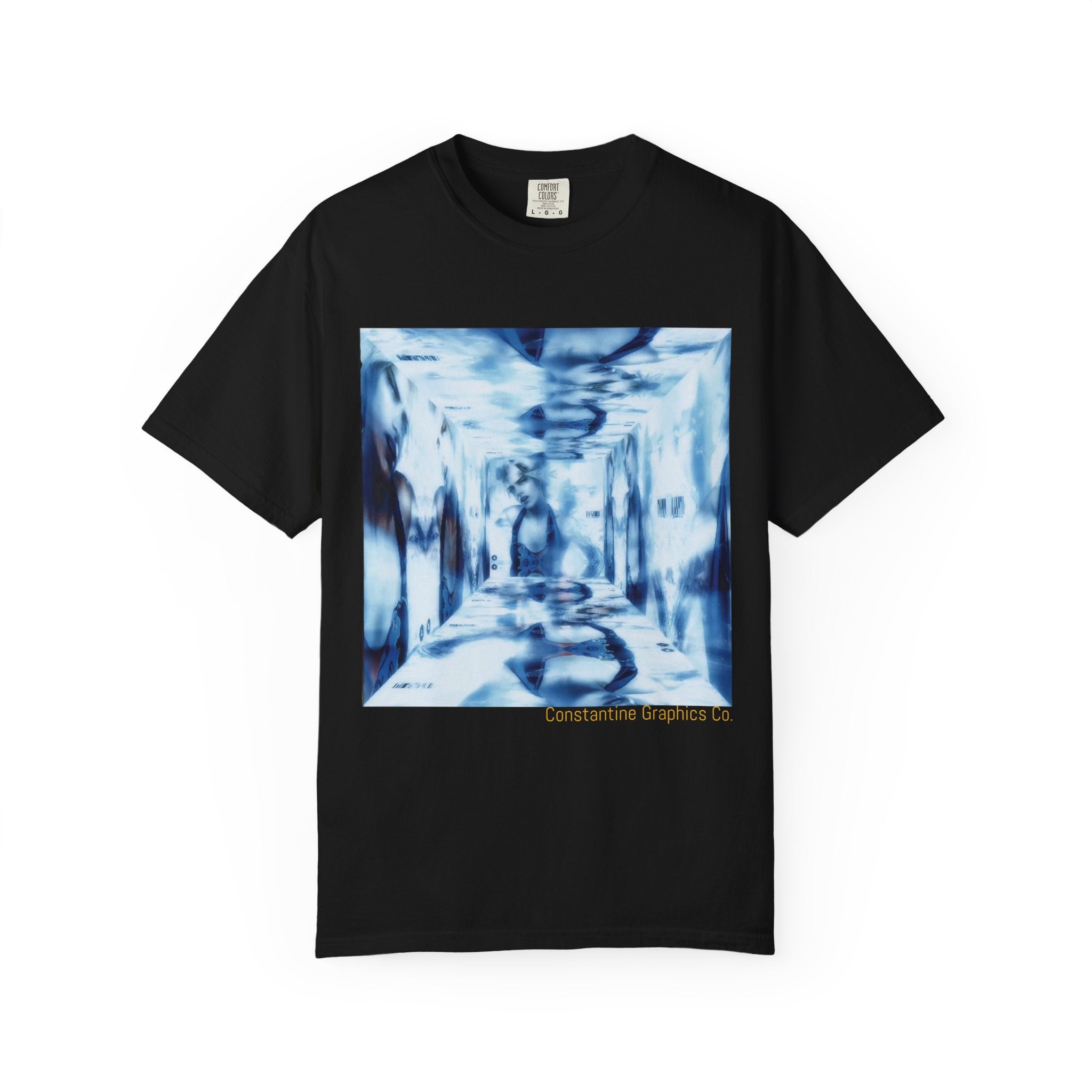 Enter the CyberVerse Y2K Graphic T-Shirt