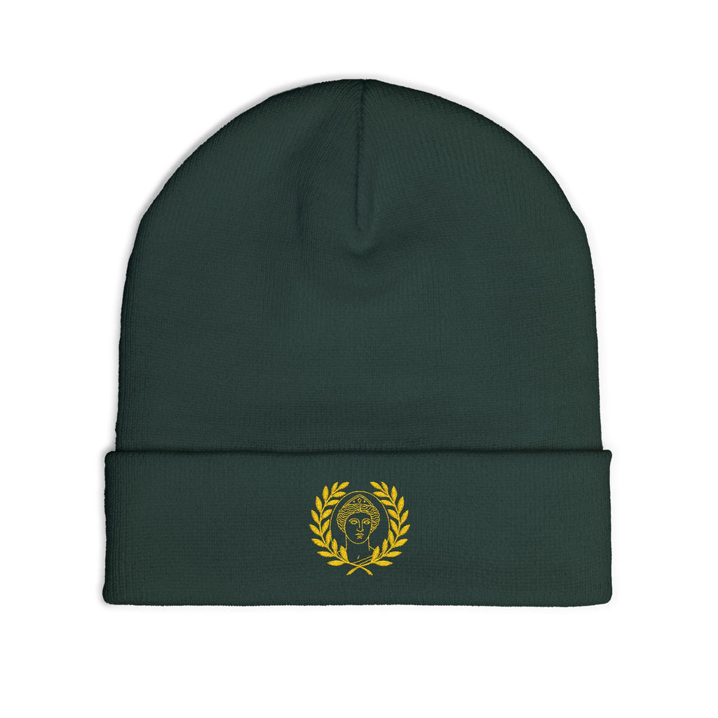 Embroidered Knit Venus Beanie