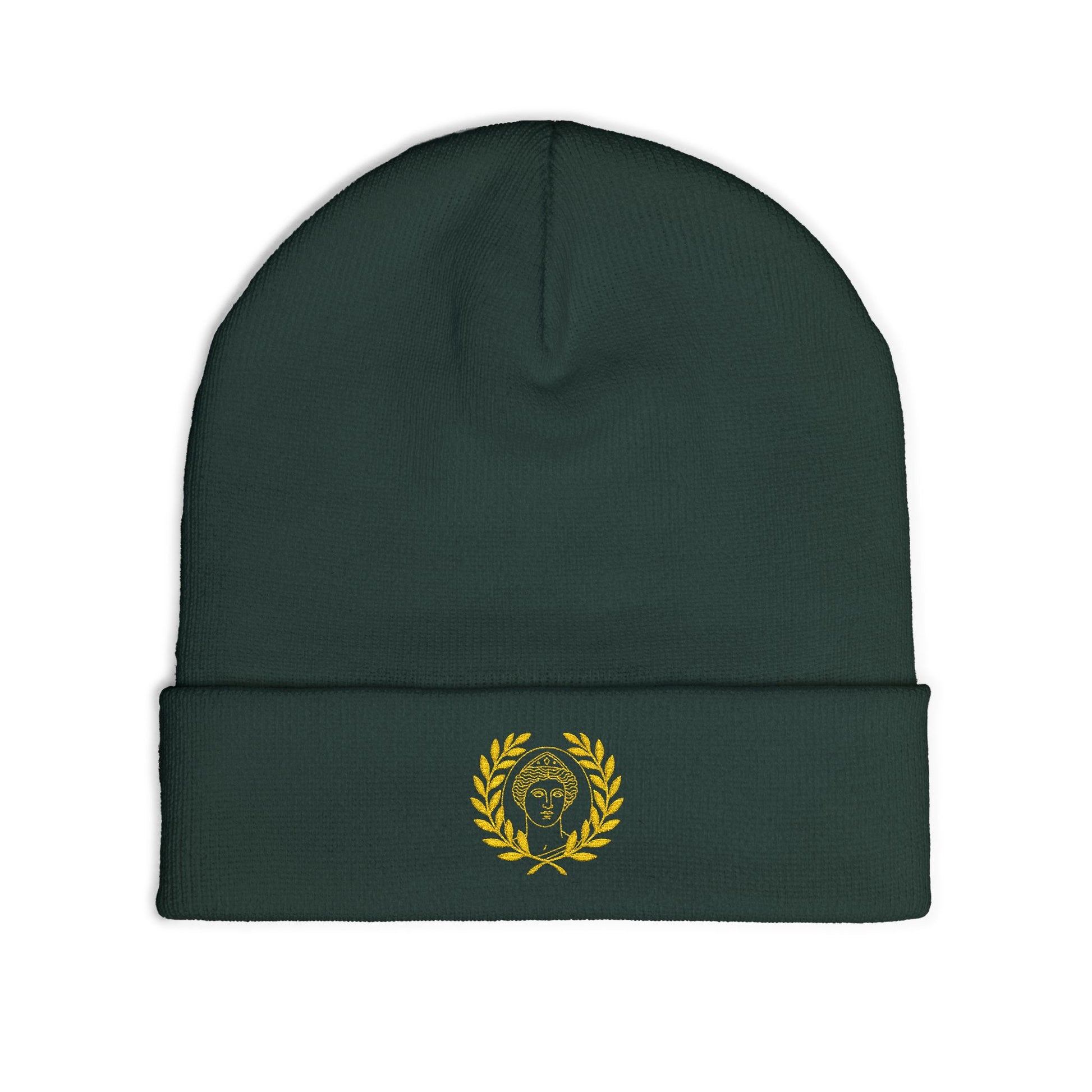 Embroidered Knit Venus Beanie